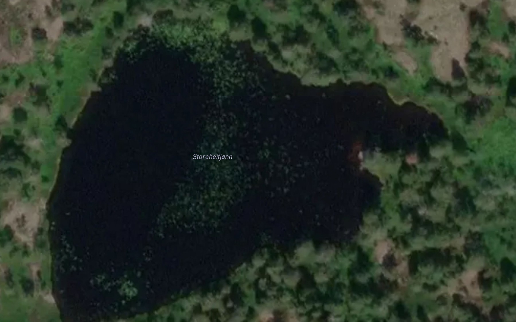 Satellite map of the Storeheitjonn