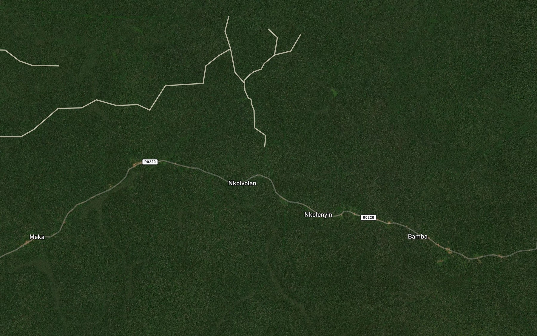 Satellite map of the Mparne