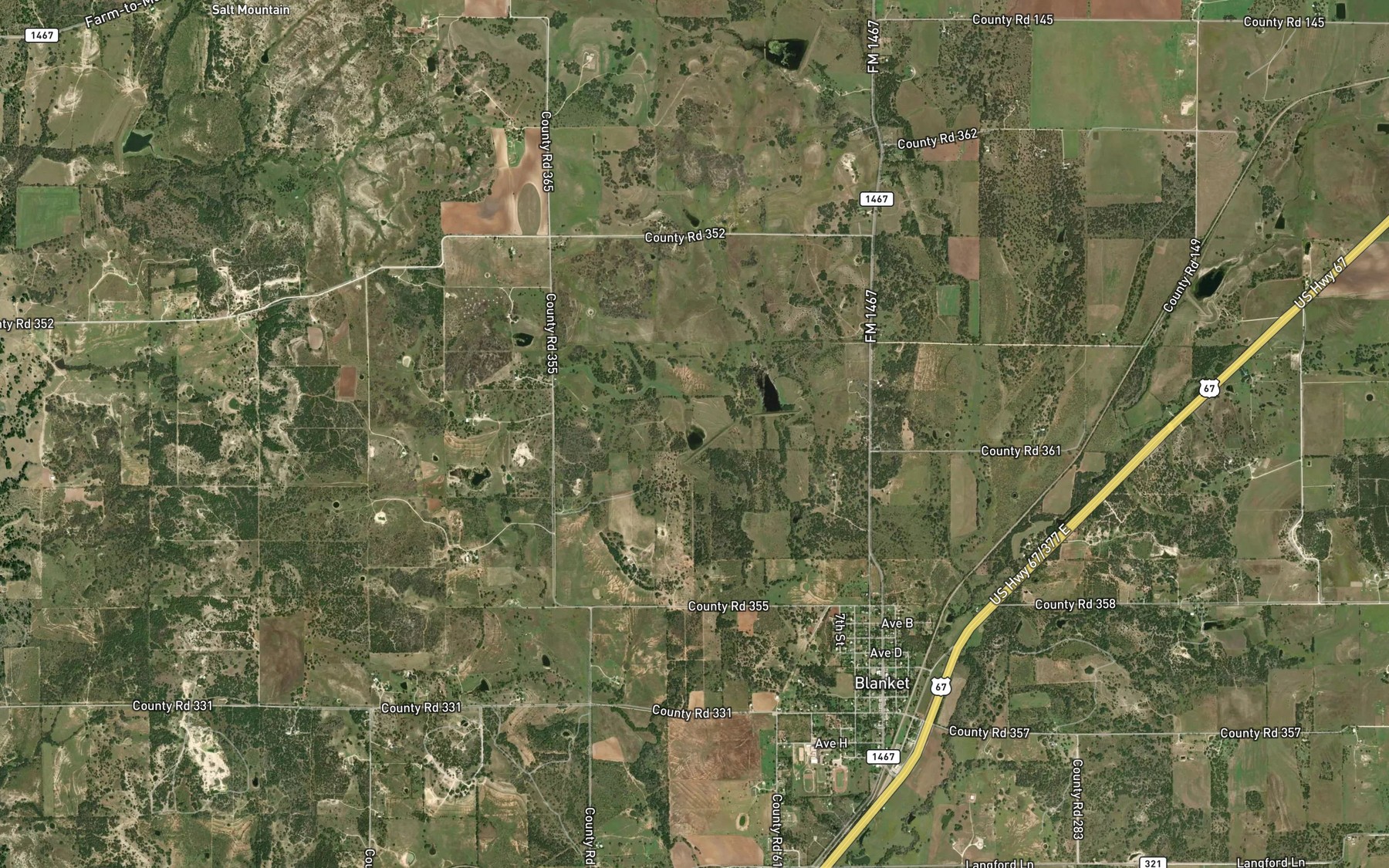 Satellite map of the Soil Conservation Service Site 4 Reservoir
