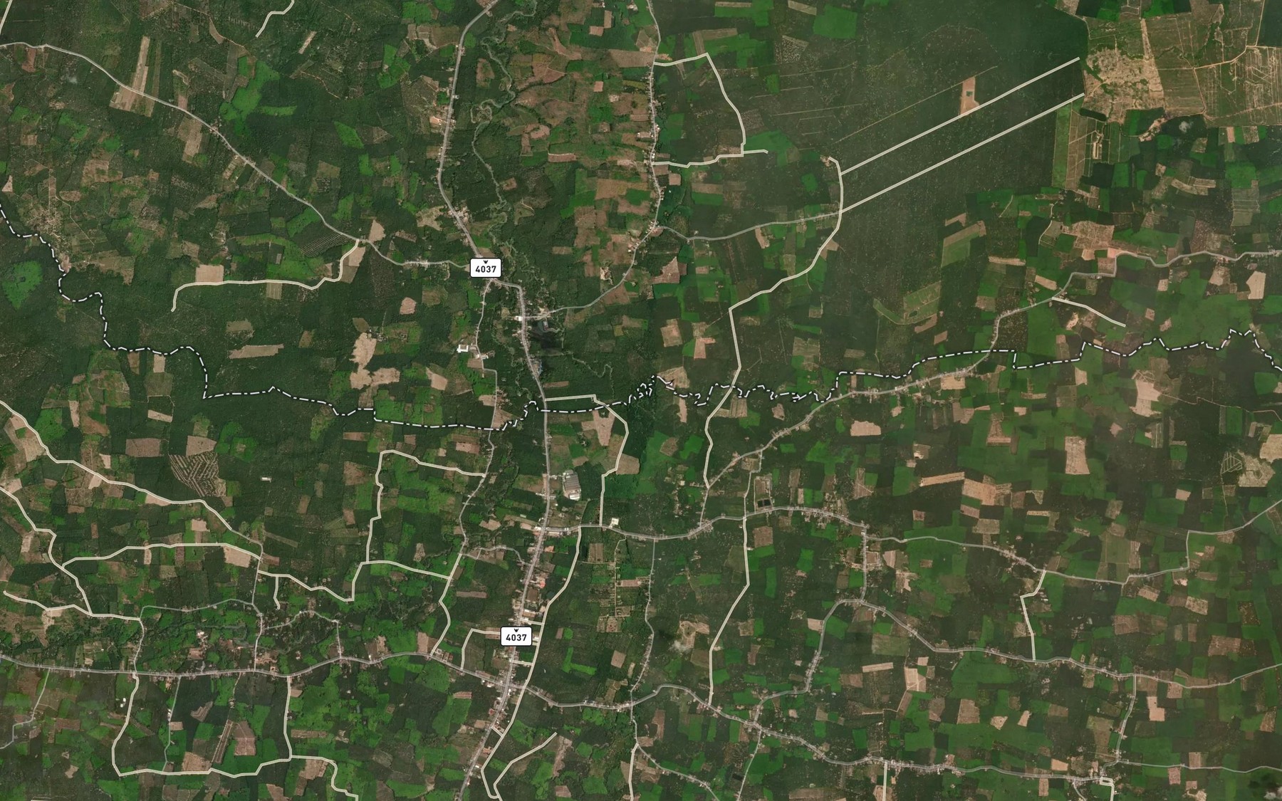 Satellite map of the Khlong Nam Daeng