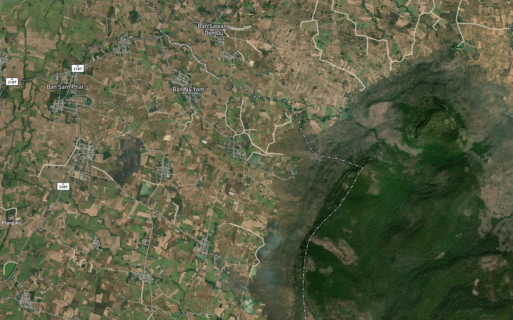 Satellite map of the Ang Kep Nam Sok Duean Ha