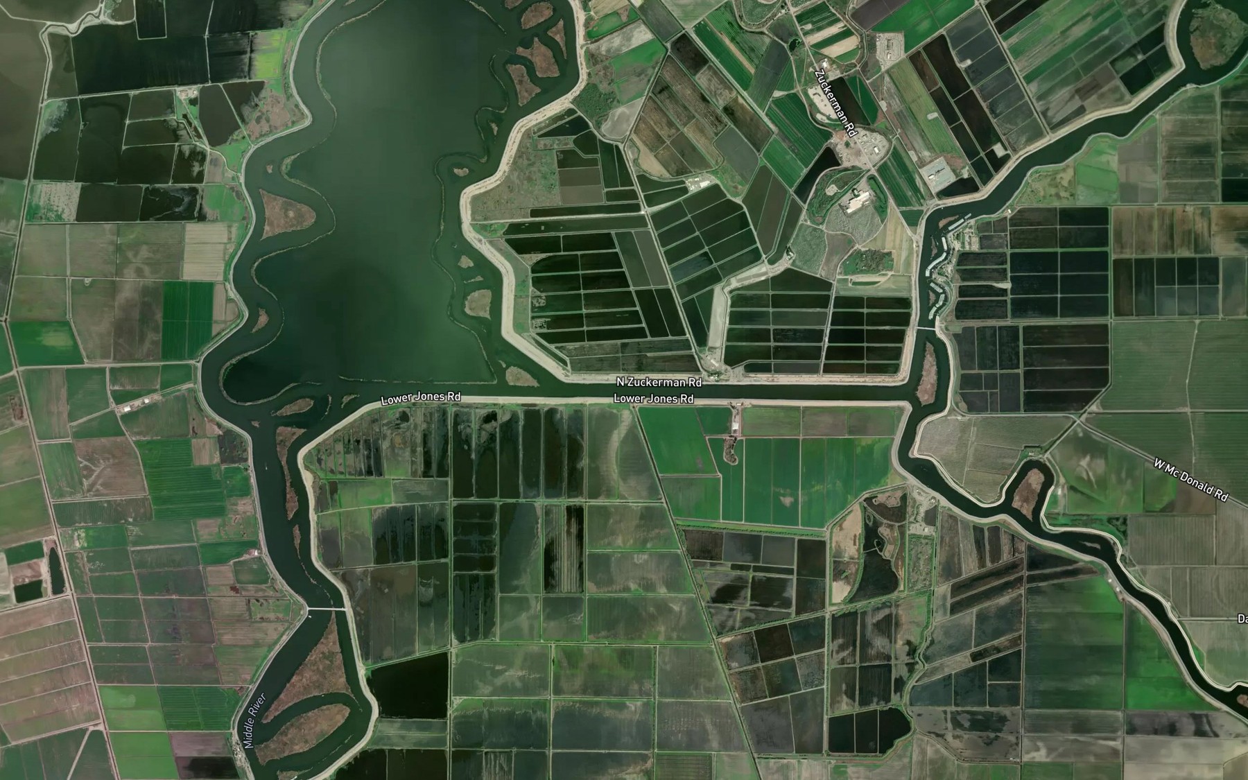 Satellite map of the Empire Cut