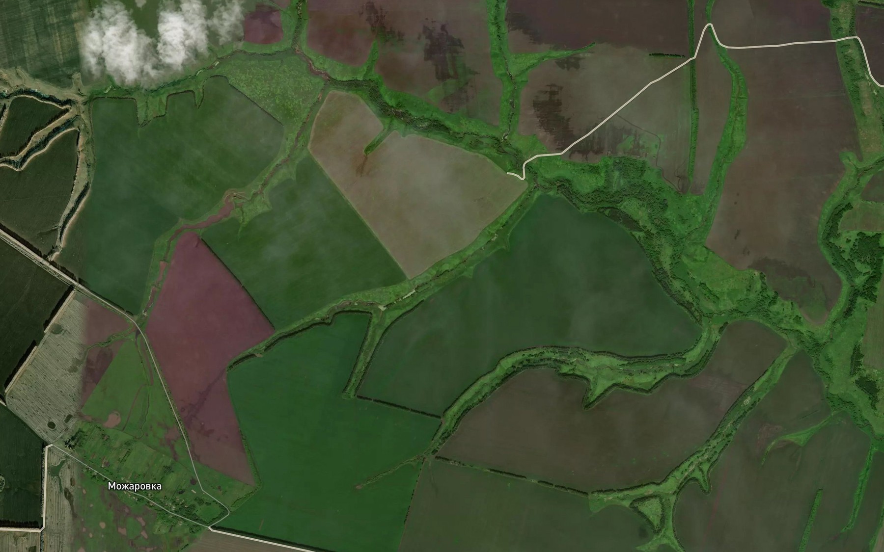 Satellite map of the Balka Golaya Yaruga