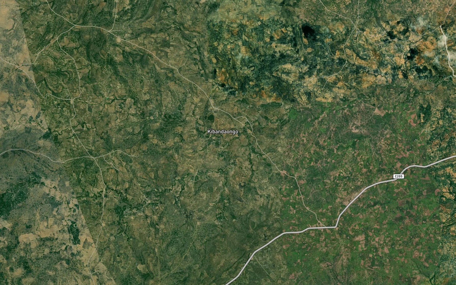 Satellite map of the Kwamwamzungu