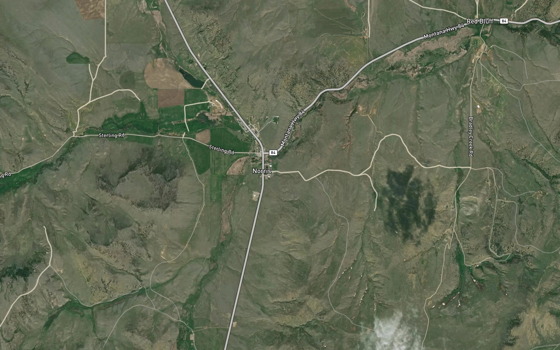 Satellite map of the 03S01W23ABAB01 Spring