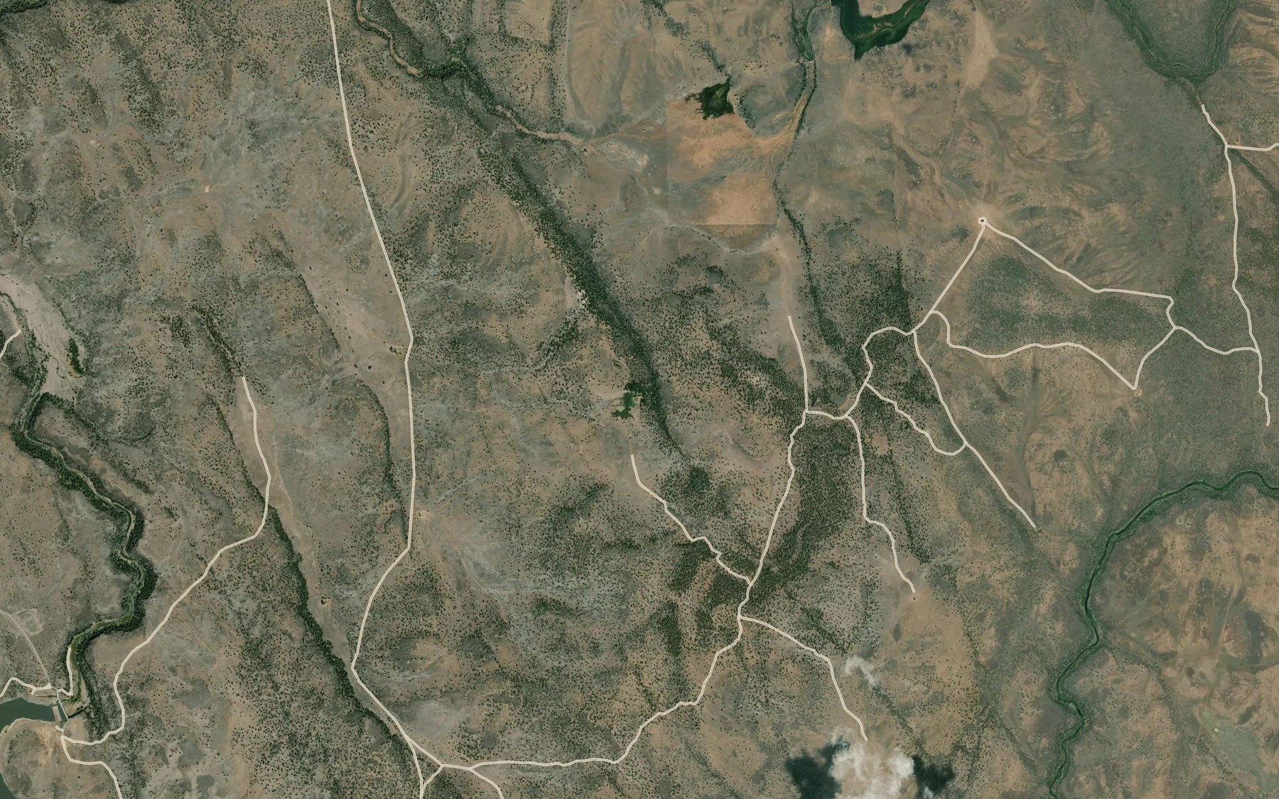 Satellite map of the Rimrock Spring