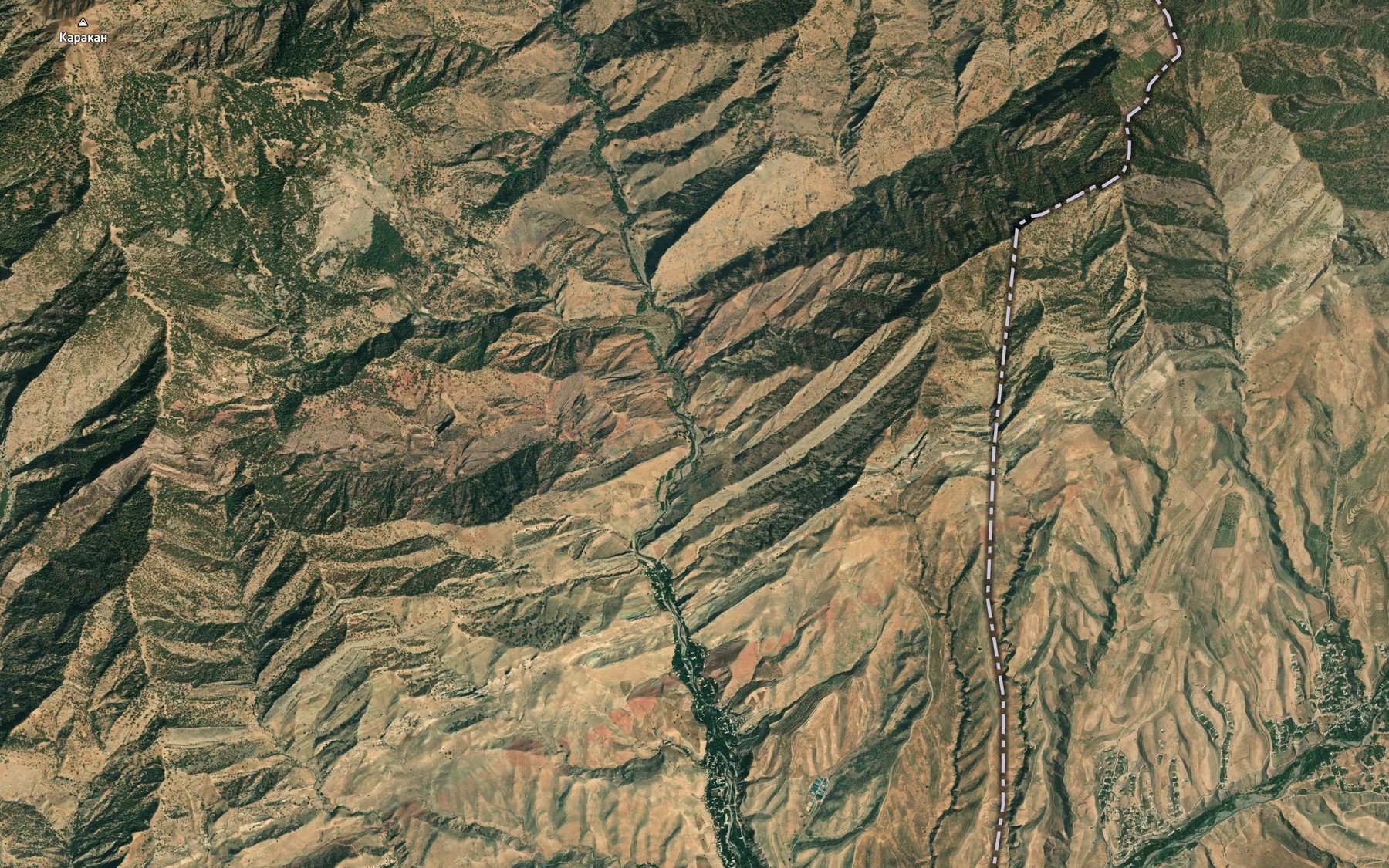 Satellite map of the Obizarang