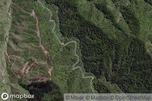 Satellite map of the Wairoa Stream