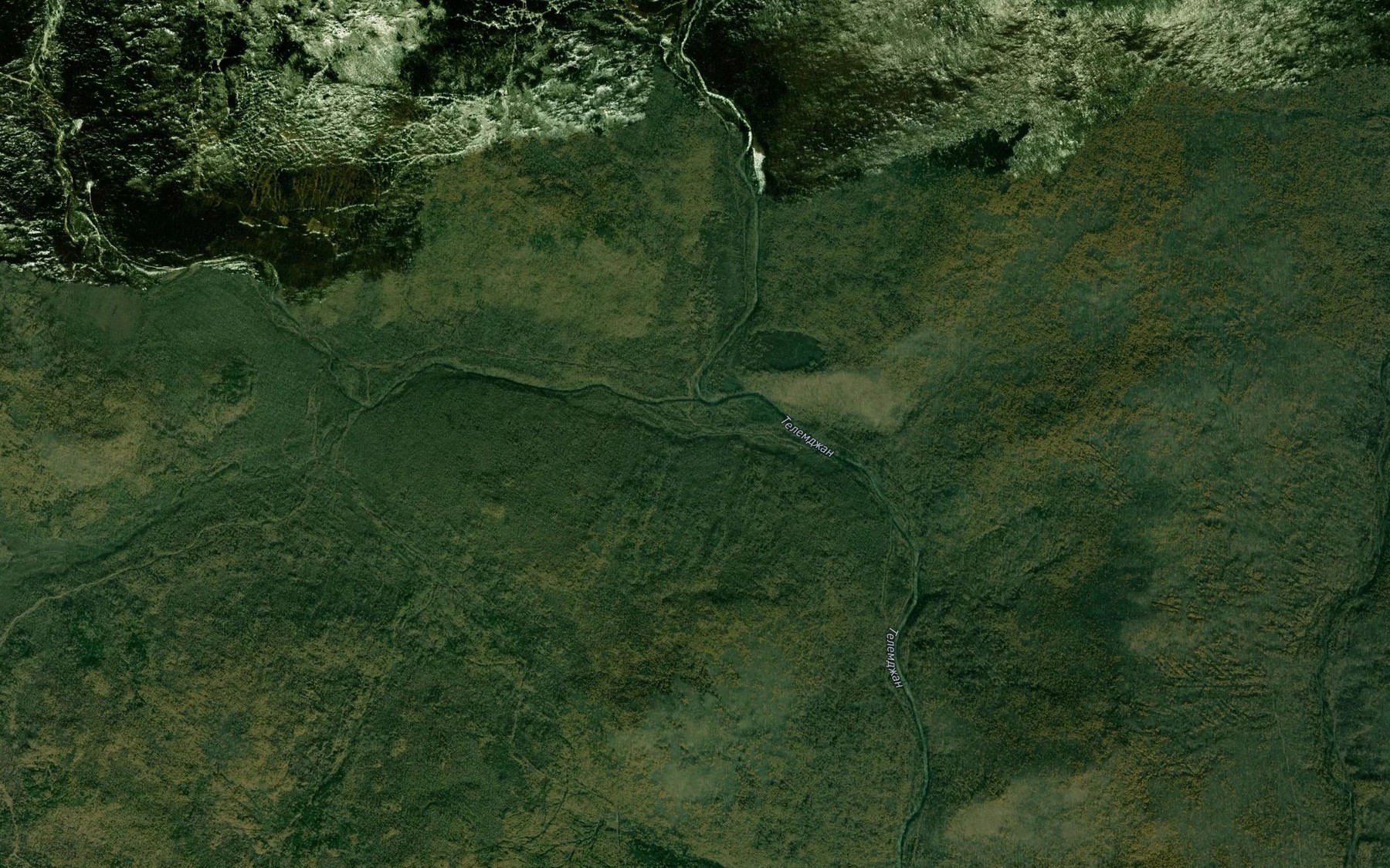 Satellite map of the Pravyy Telemdzhan
