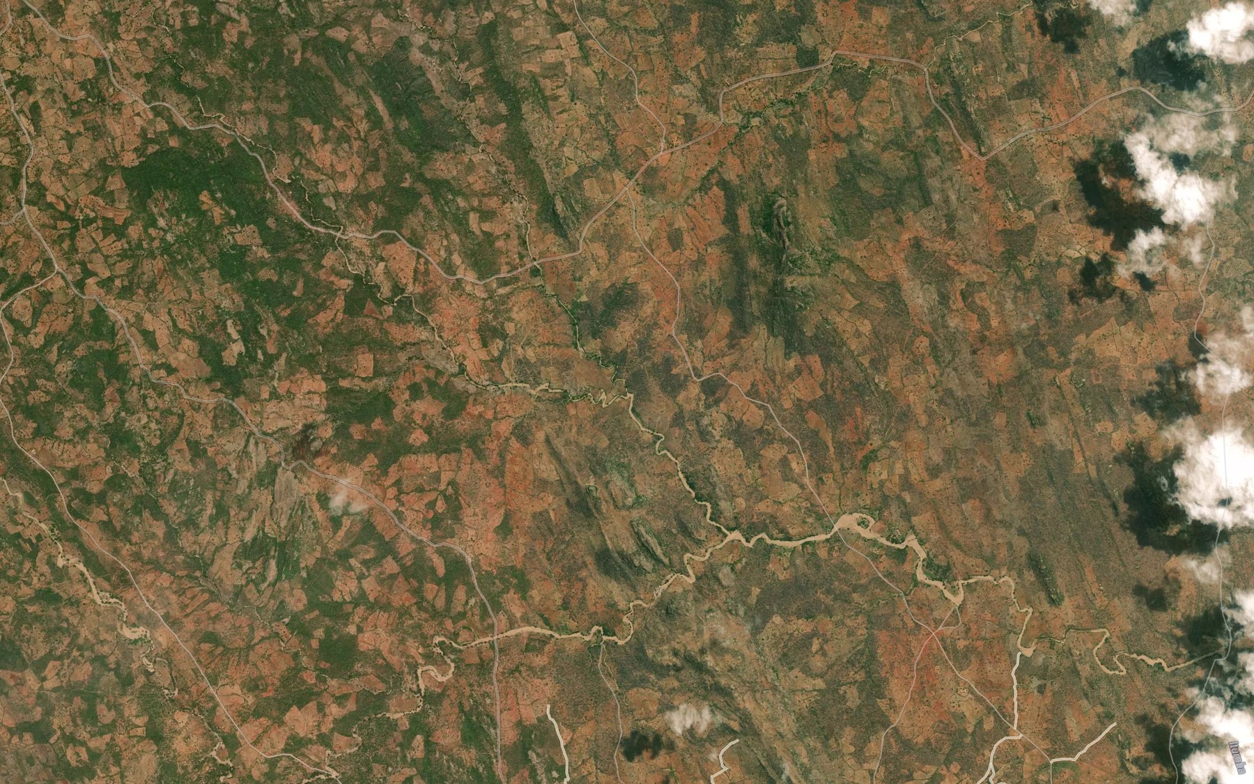 Satellite map of the Kilui