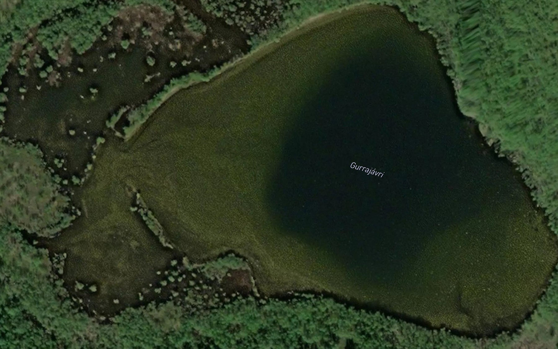 Satellite map of the Gurrajavri