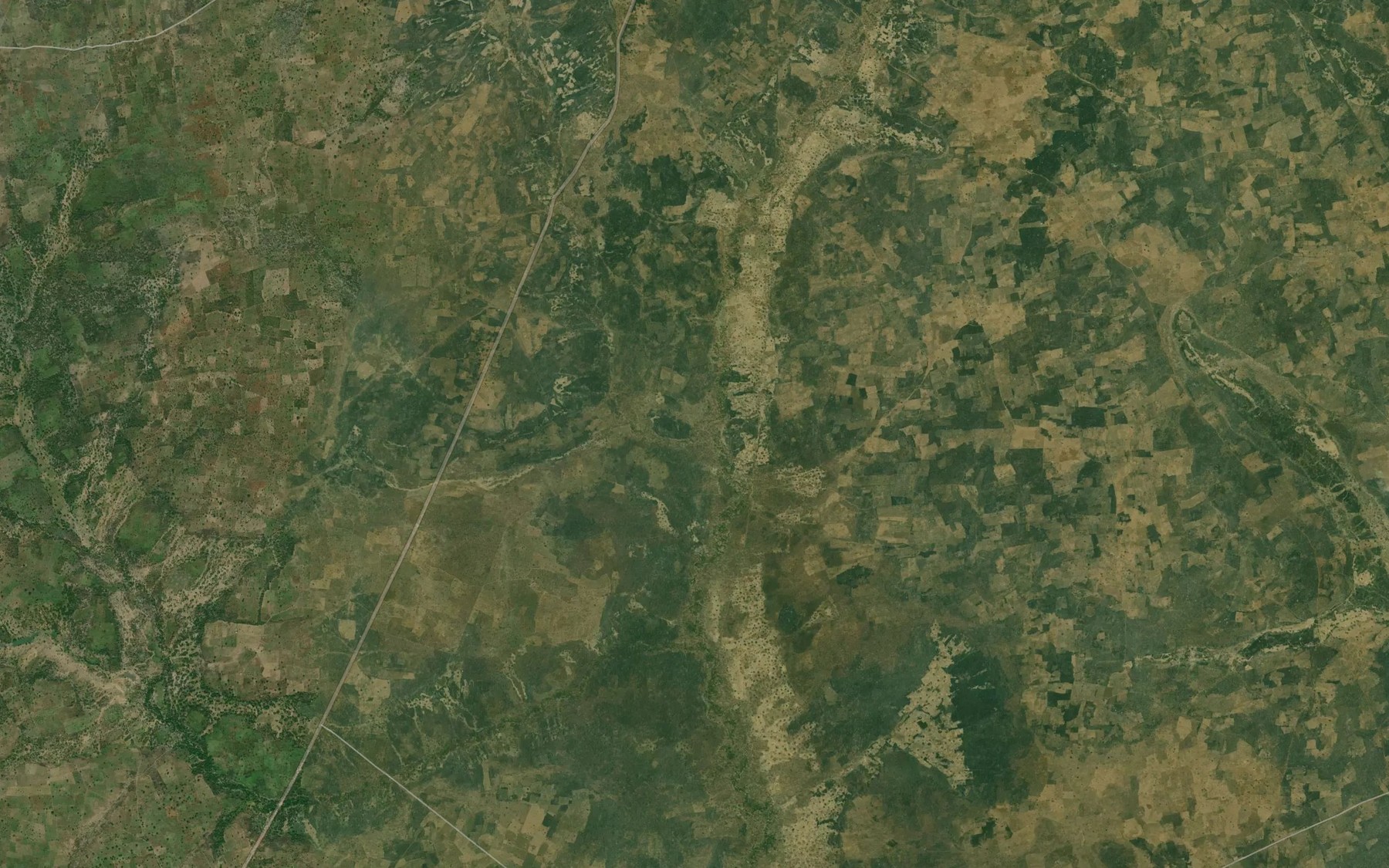 Satellite map of the River Dintsu