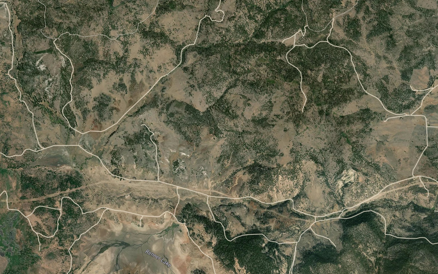 Satellite map of the County Spring