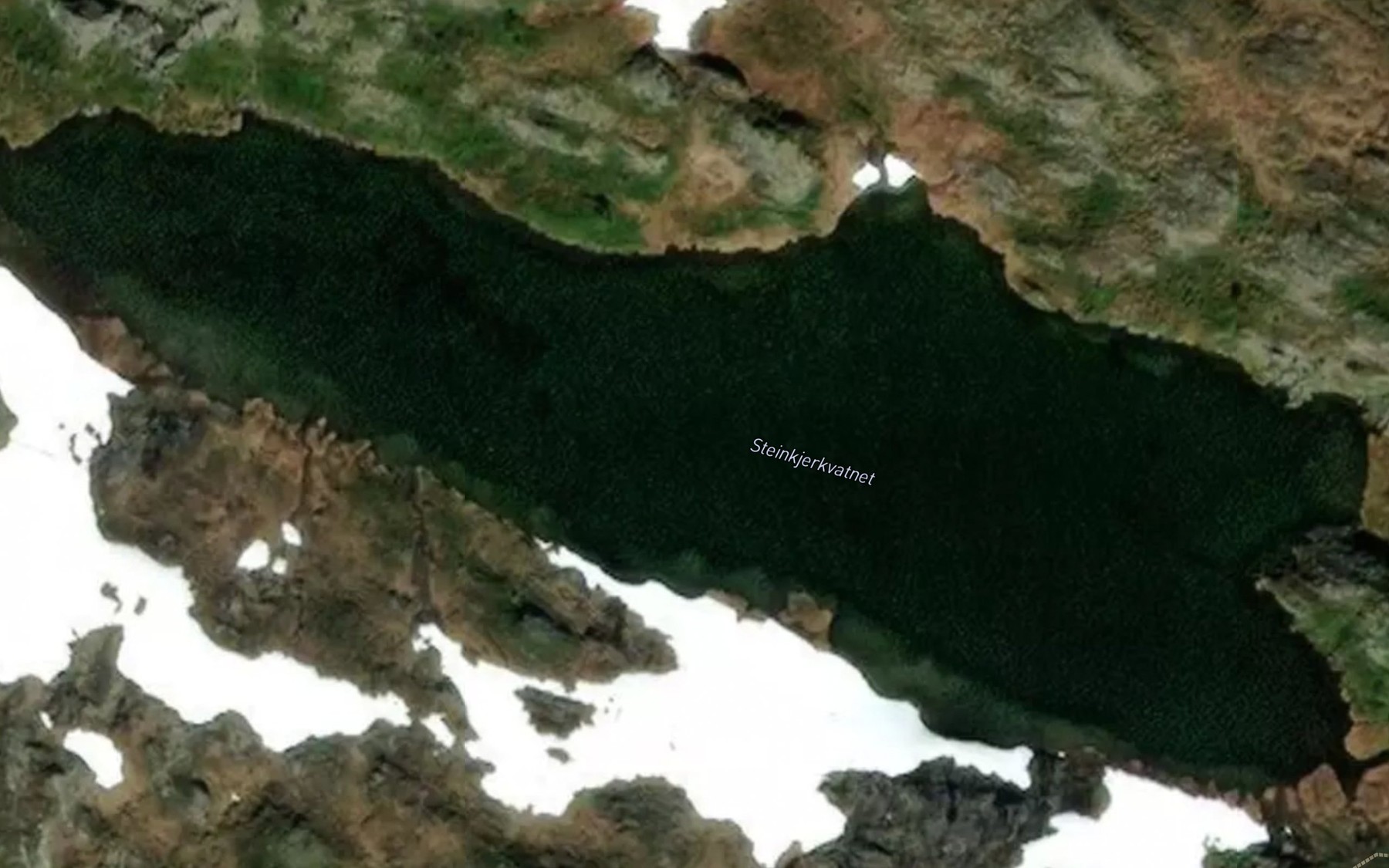 Satellite map of the Steinkjerkvatnet