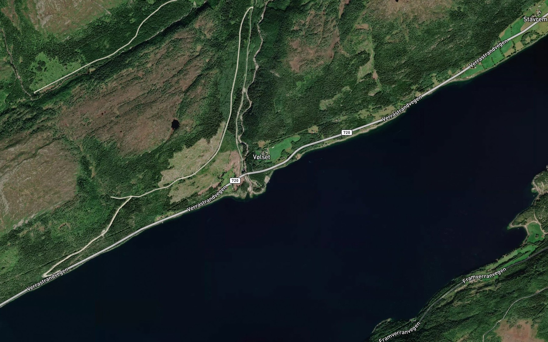 Satellite map of the Avika
