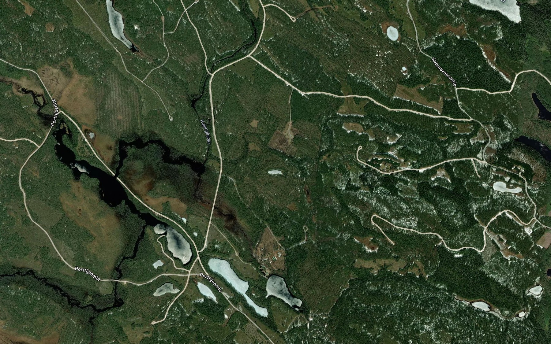 Satellite map of the Piikkilampi