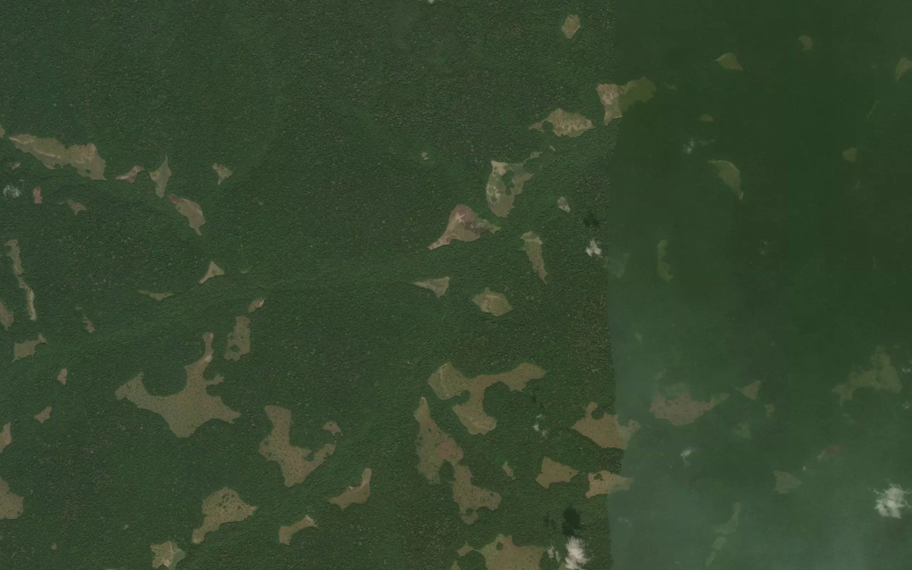 Satellite map of the Leboka