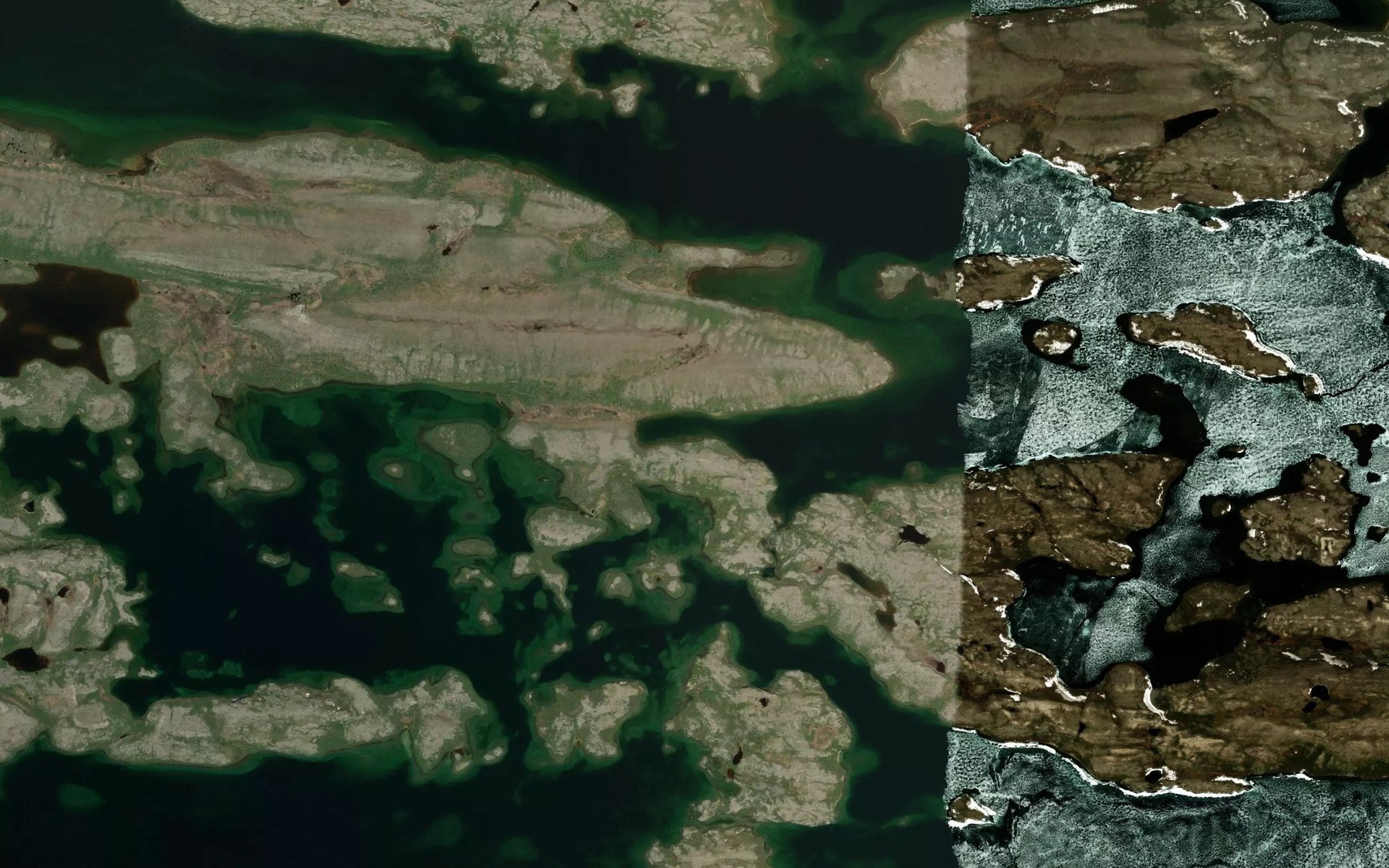Satellite map of the Riviere Qullinaap Kuunga