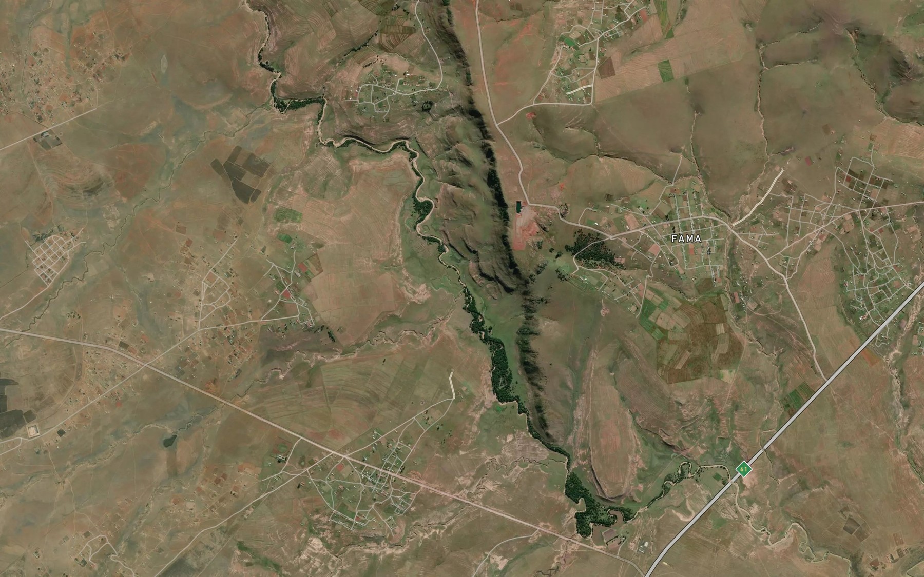Satellite map of the KuBotane