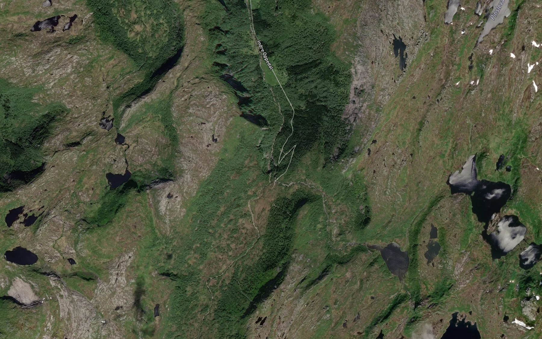 Satellite map of the Fossane