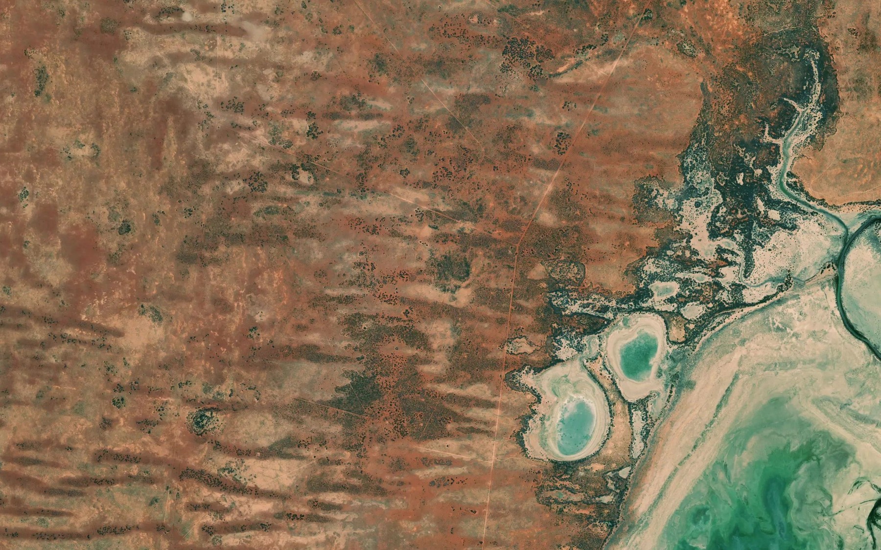 Satellite map of the Lake Spectacle