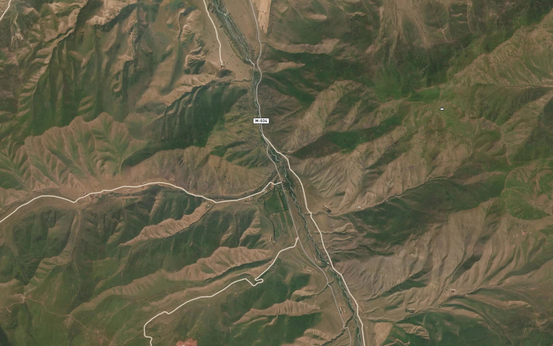 Satellite map of the Turgain