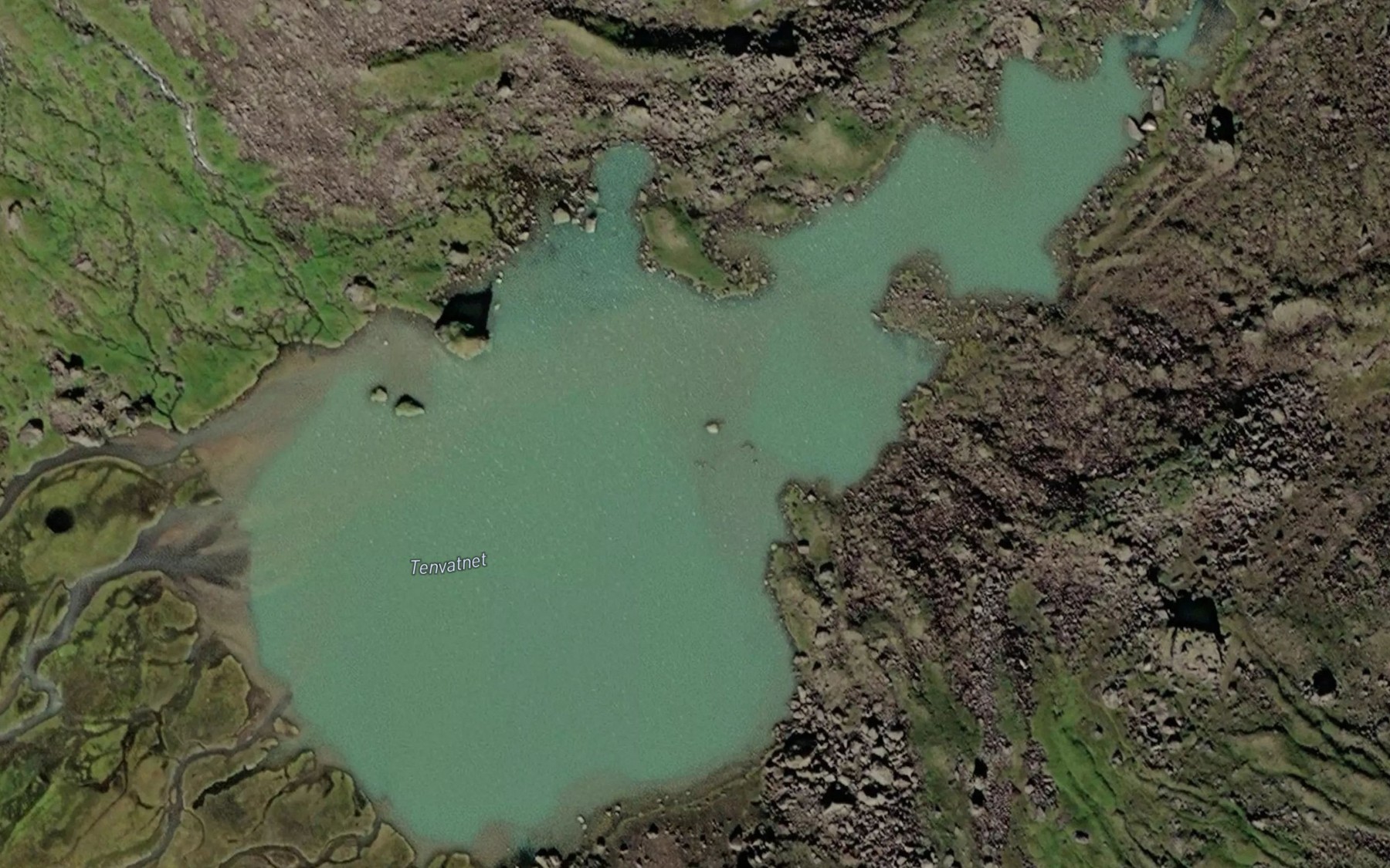 Satellite map of the Eggvatnet