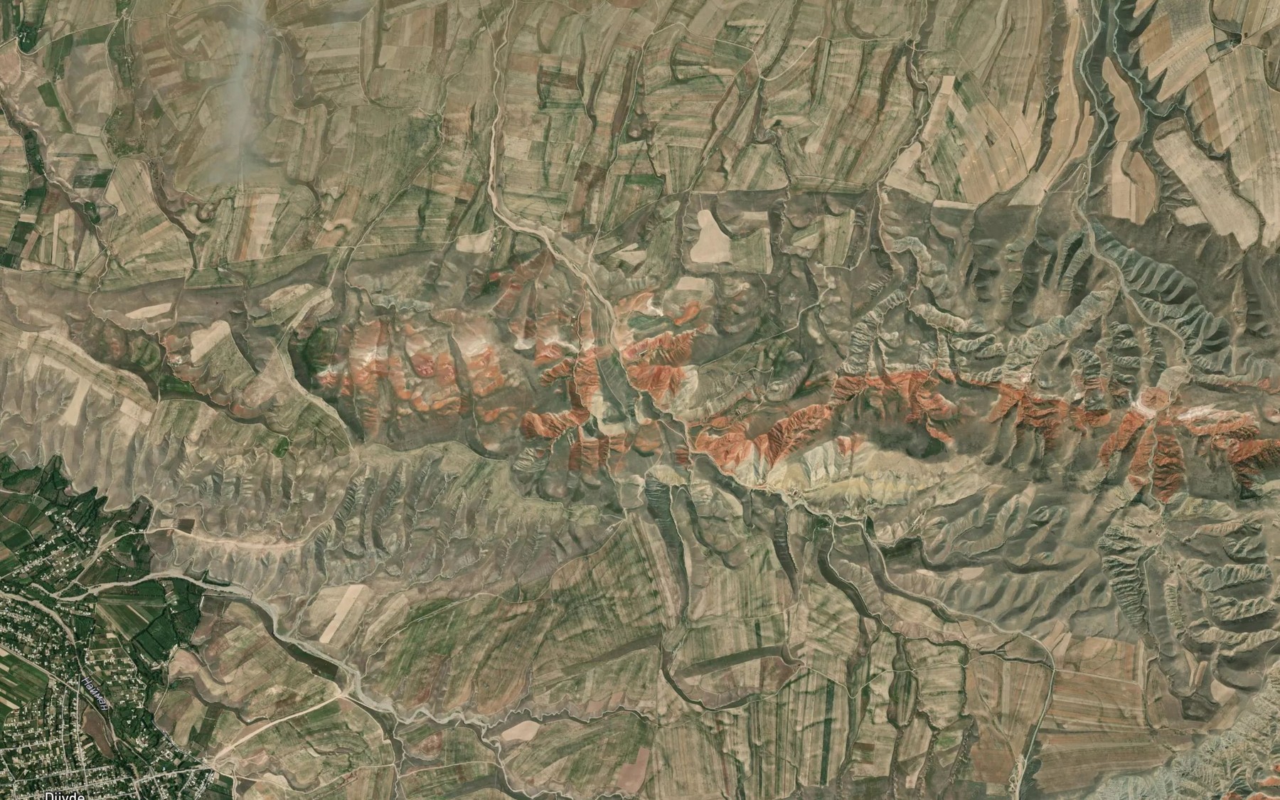 Satellite map of the Rodnik Dzhiyde-Bulak