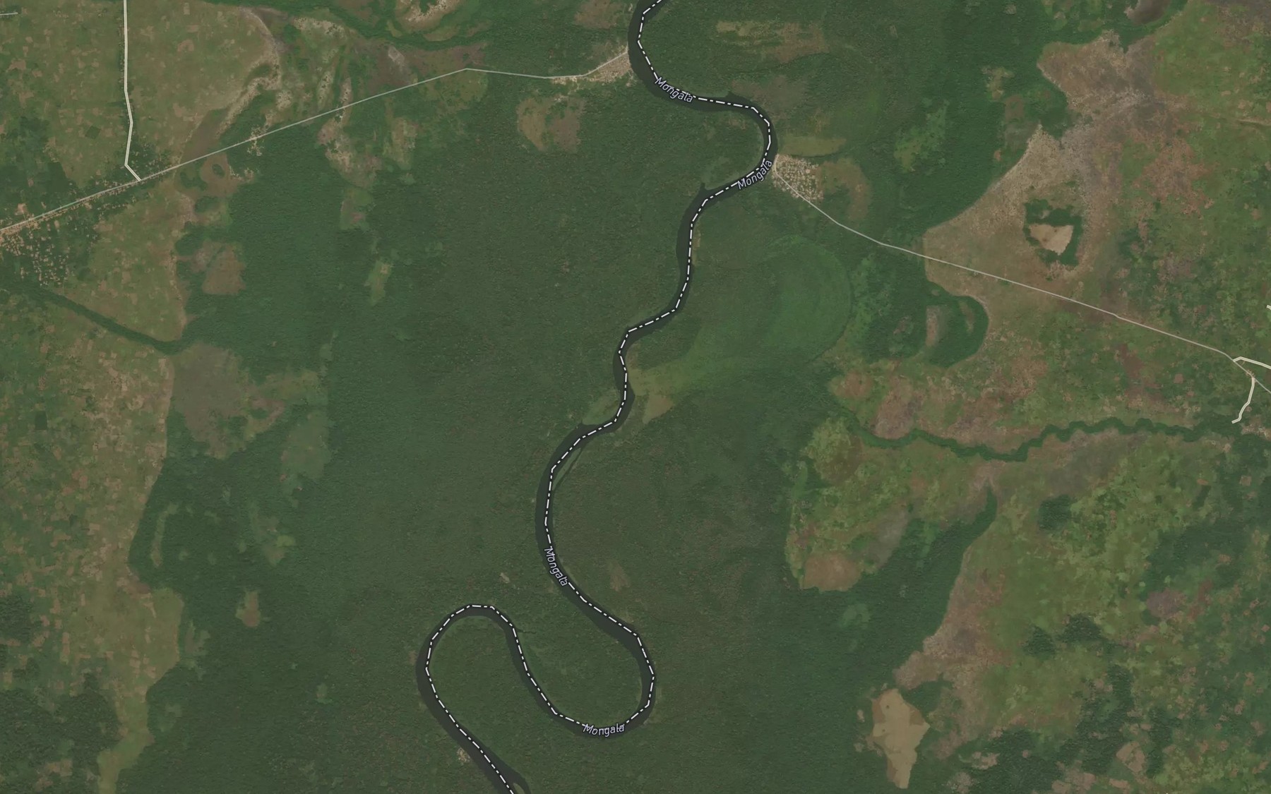 Satellite map of the Mokabi
