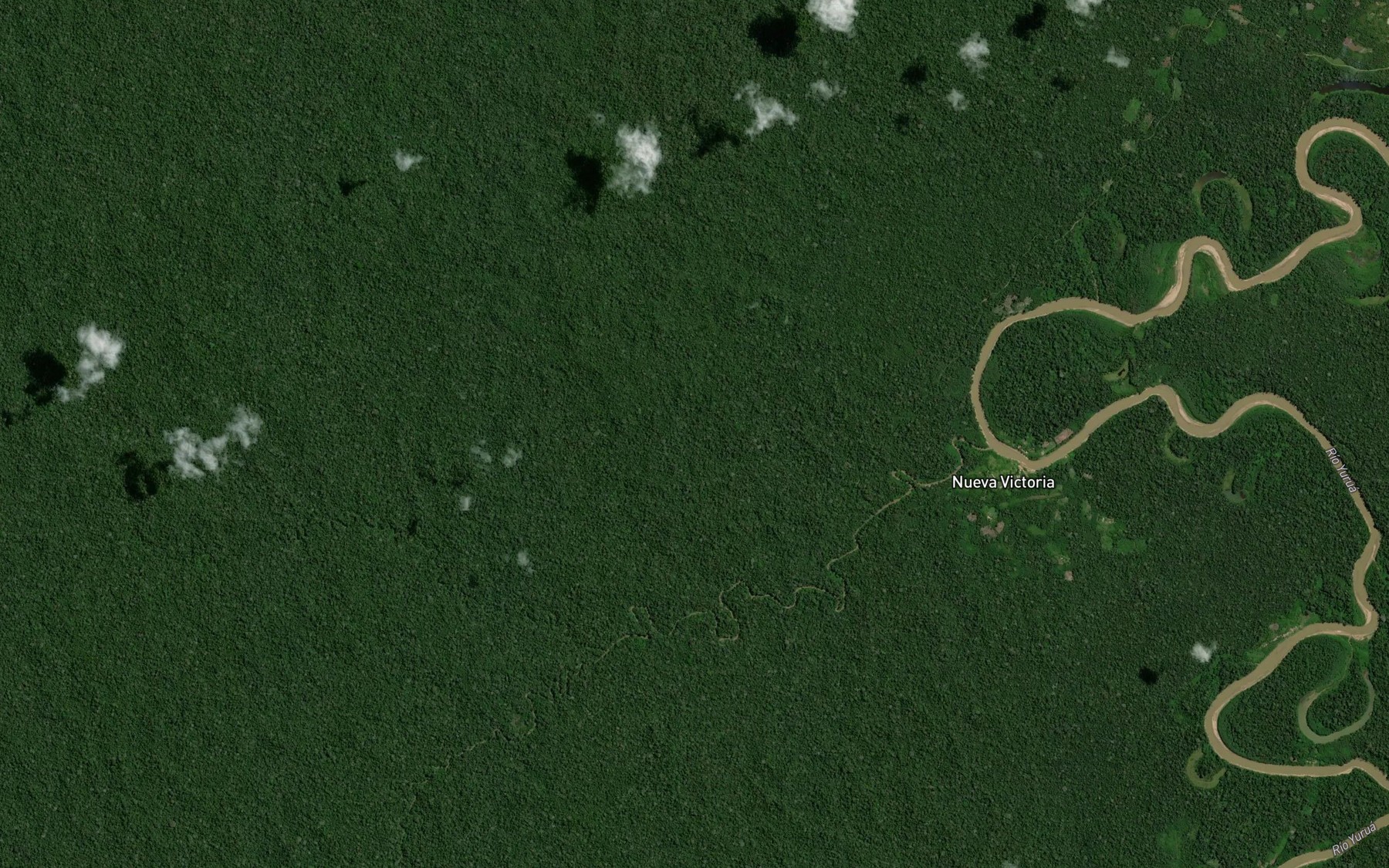 Satellite map of the Rio Pucaurco