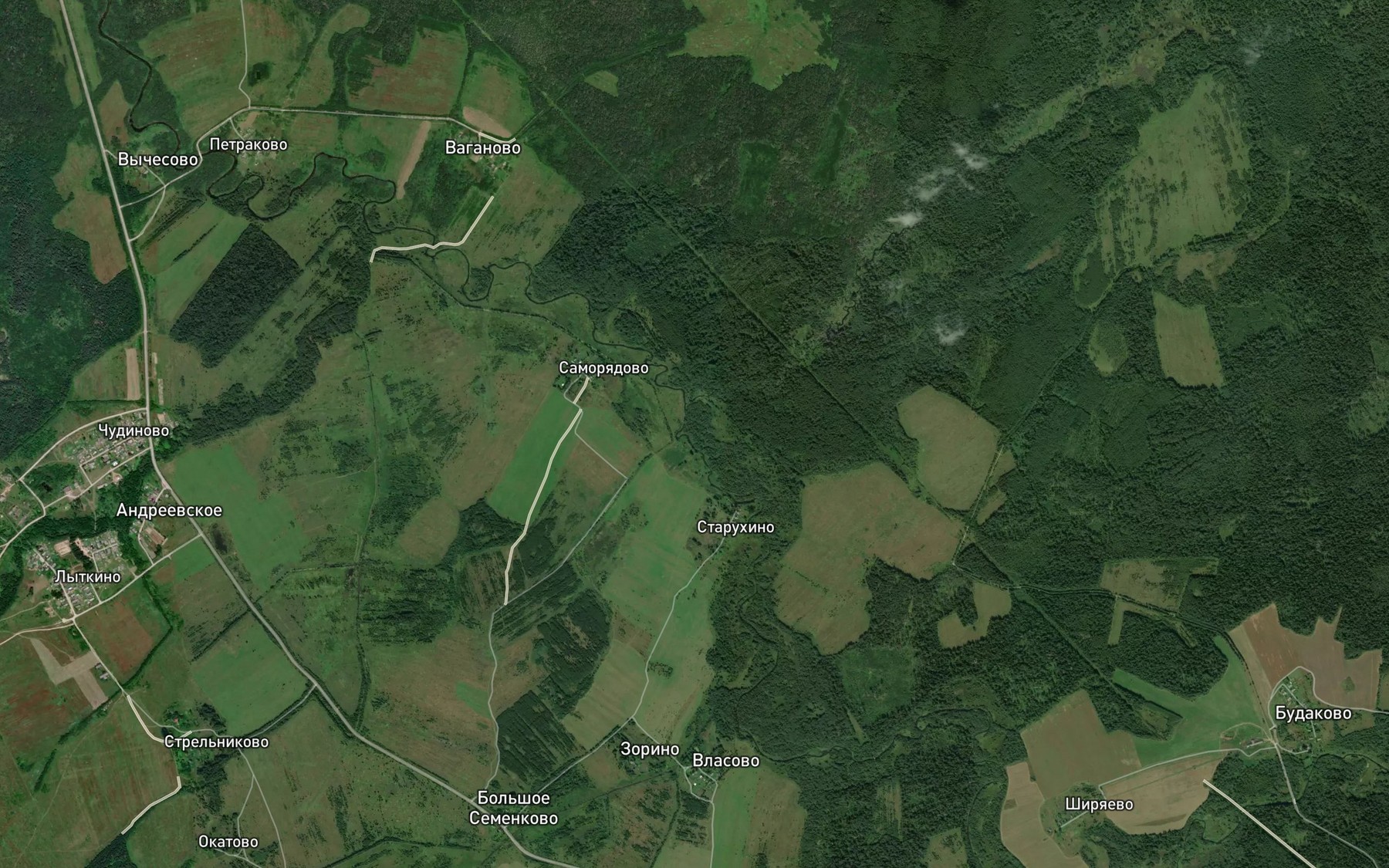 Satellite map of the Samorokovka