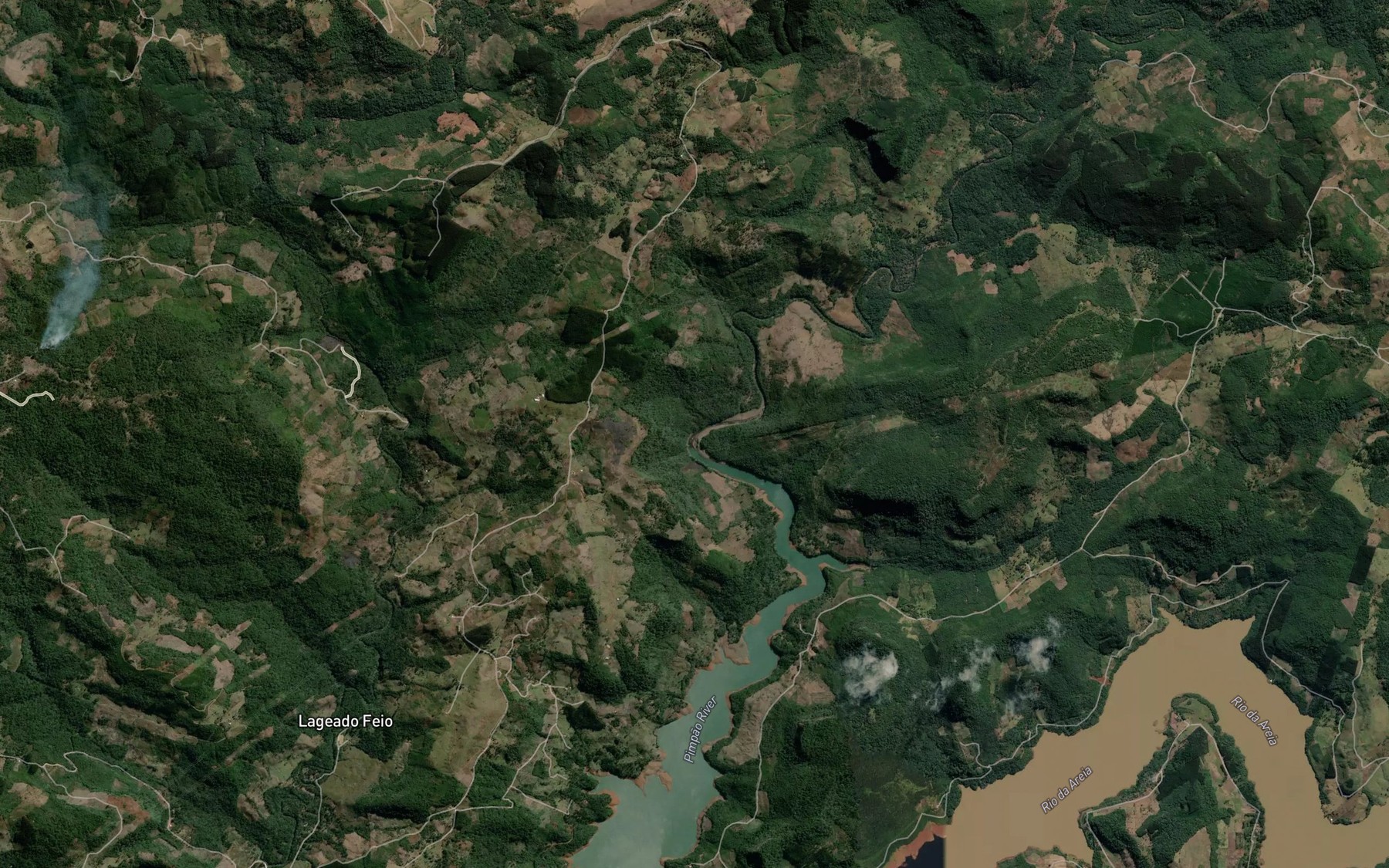 Satellite map of the Rio Pimpao