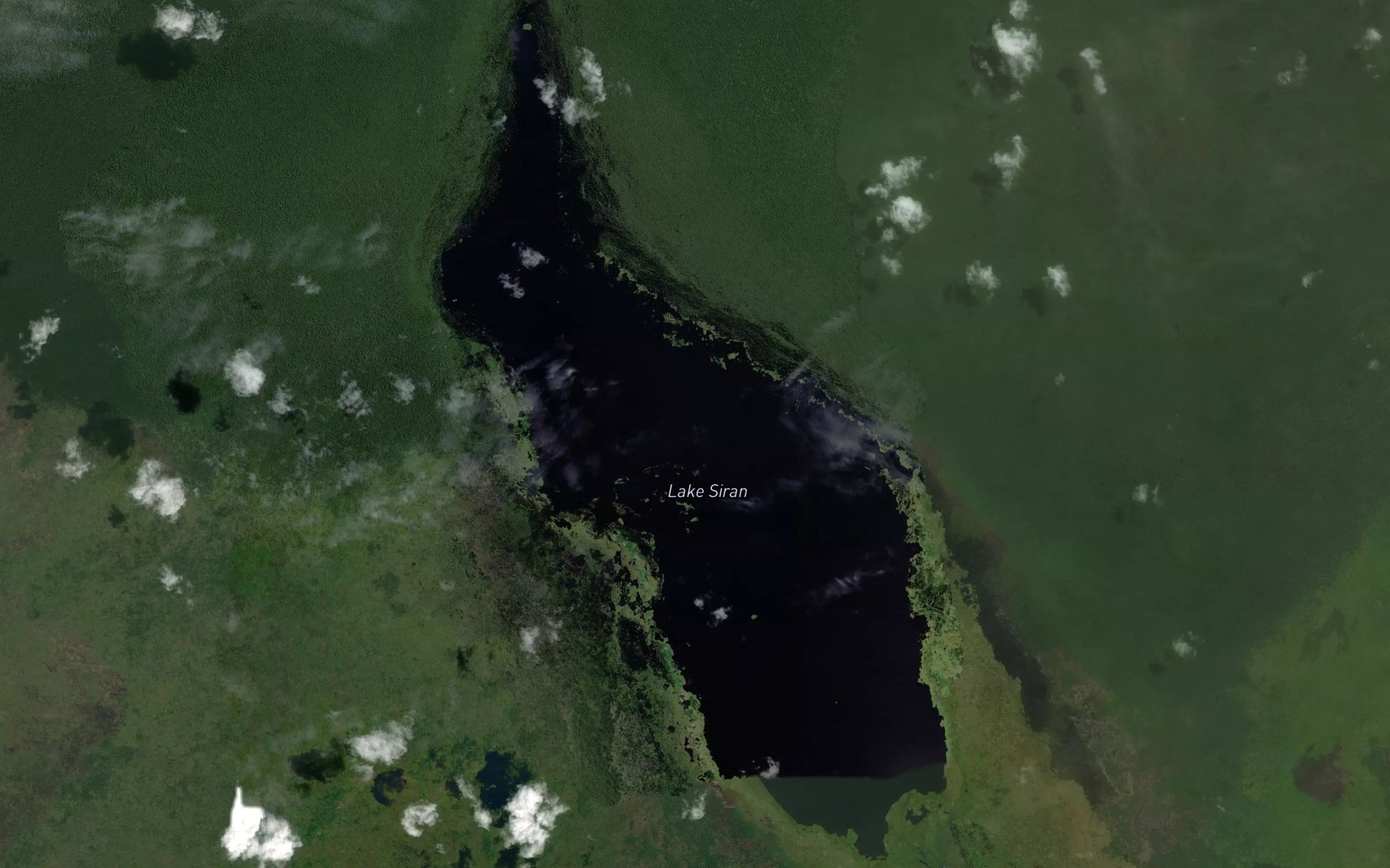 Satellite map of the Kenohan Siran