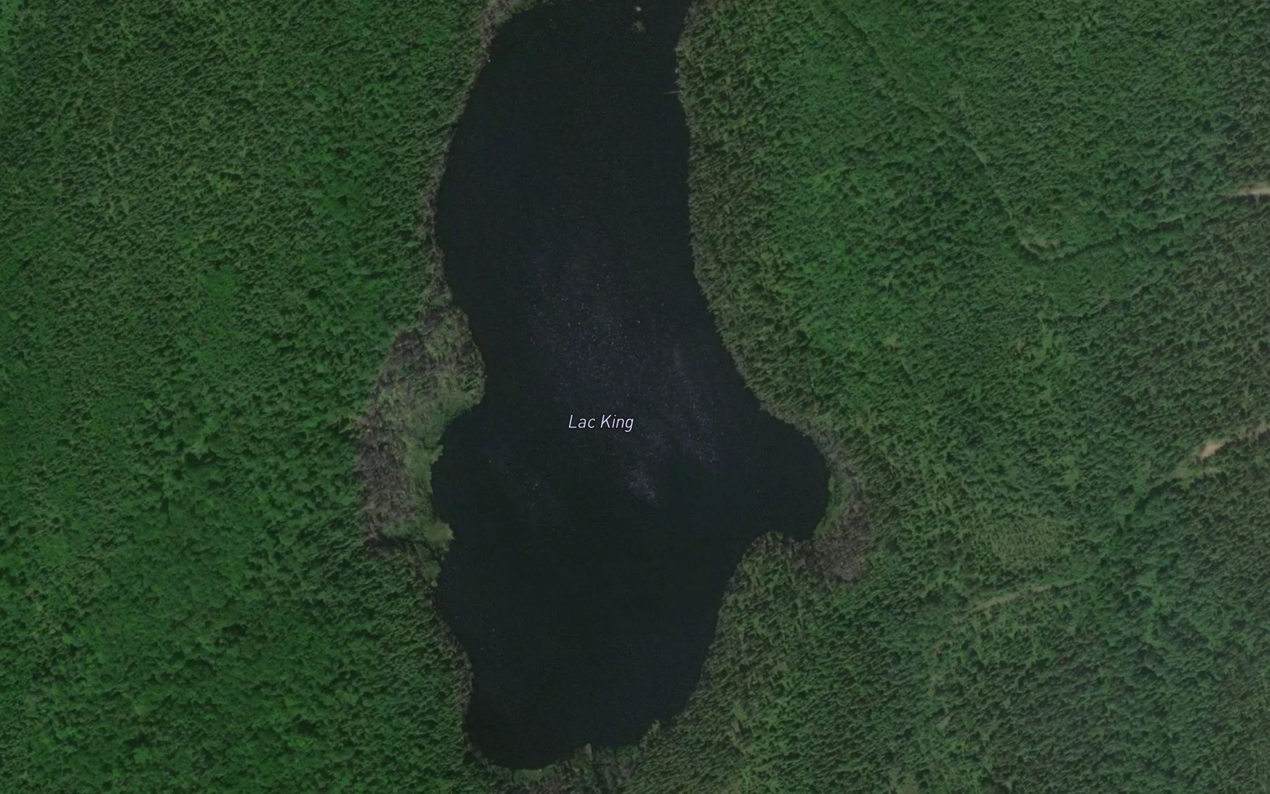 Satellite map of the Lac King