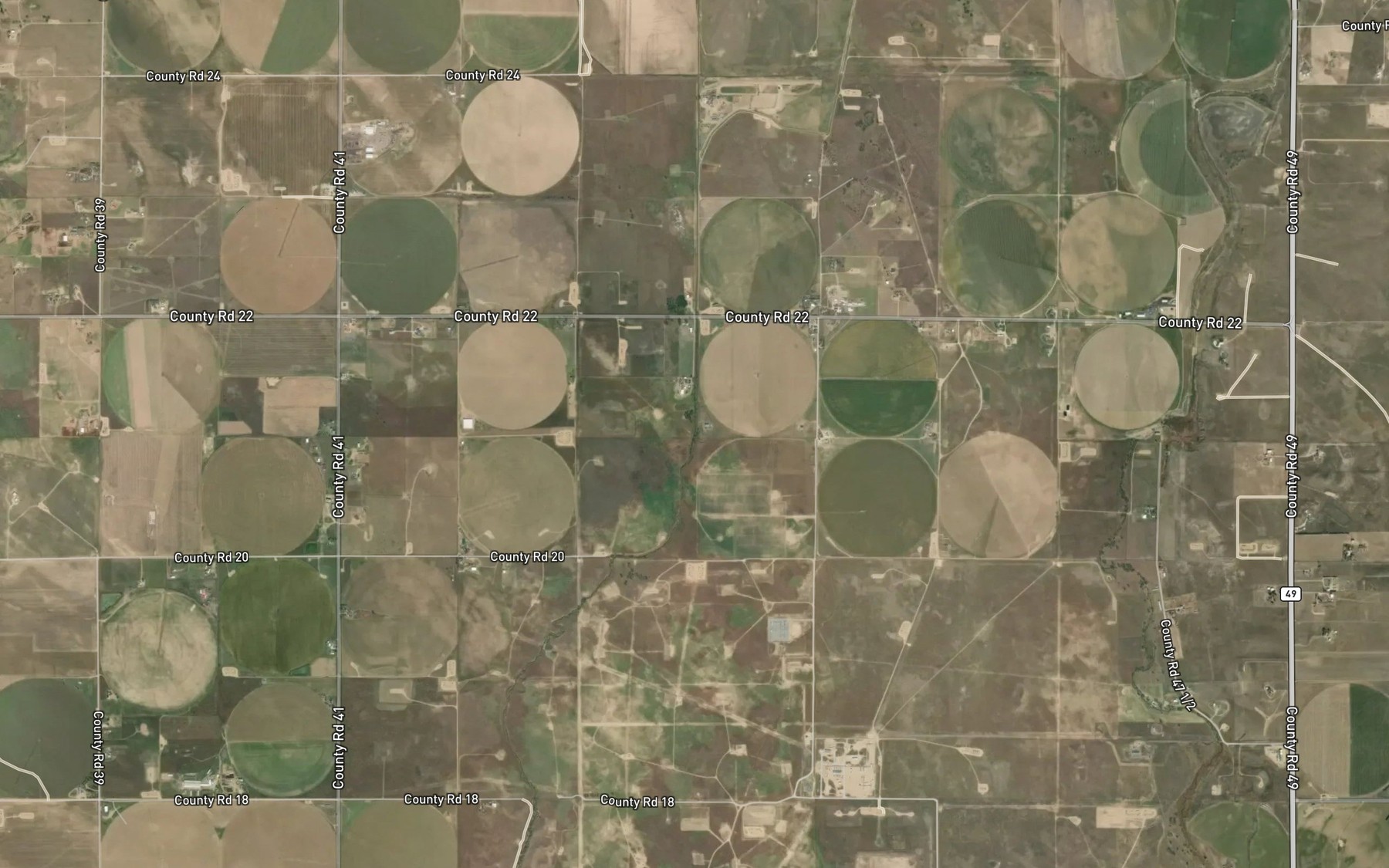Satellite map of the Beebe Seep Canal