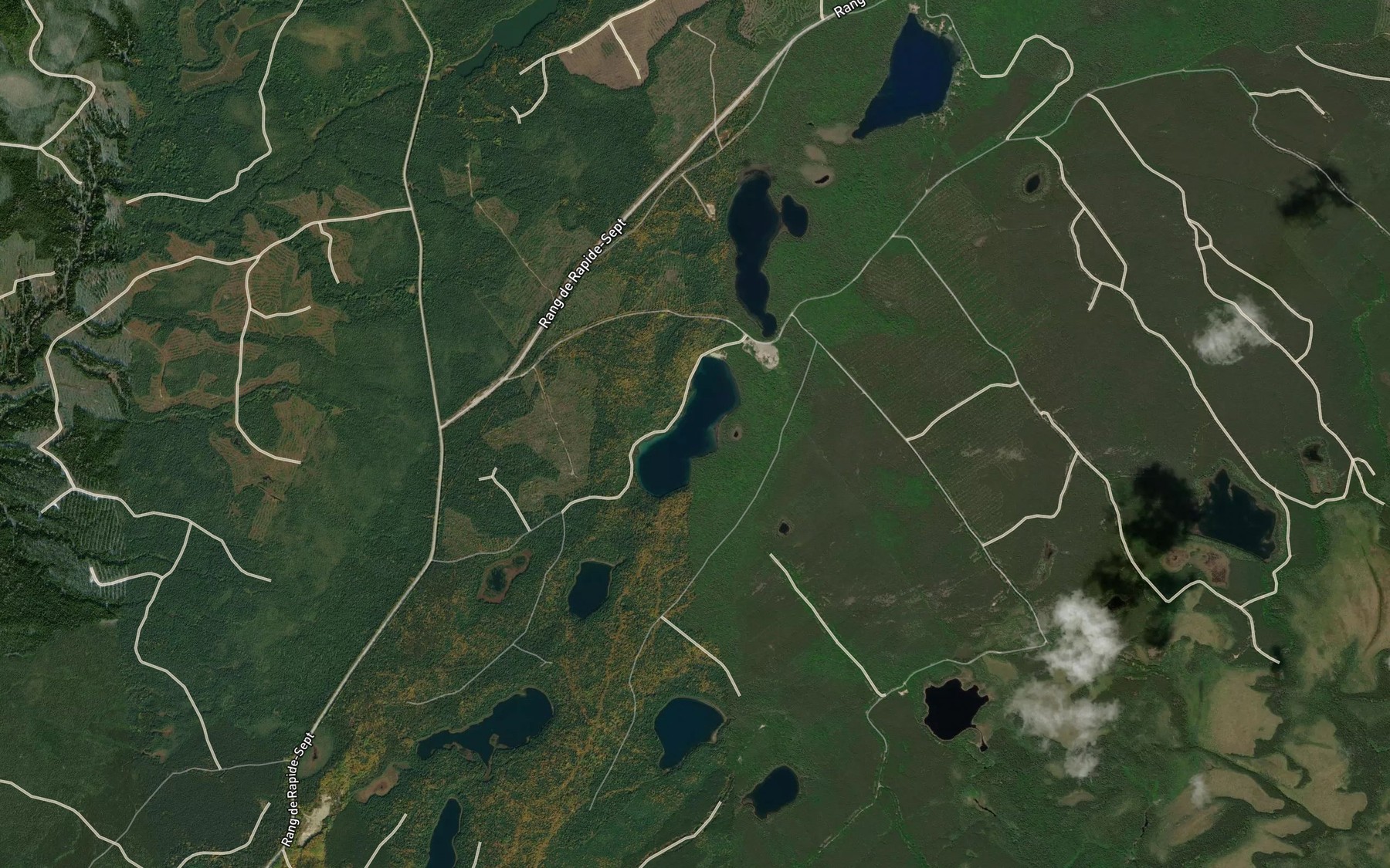 Satellite map of the Lac a Breton