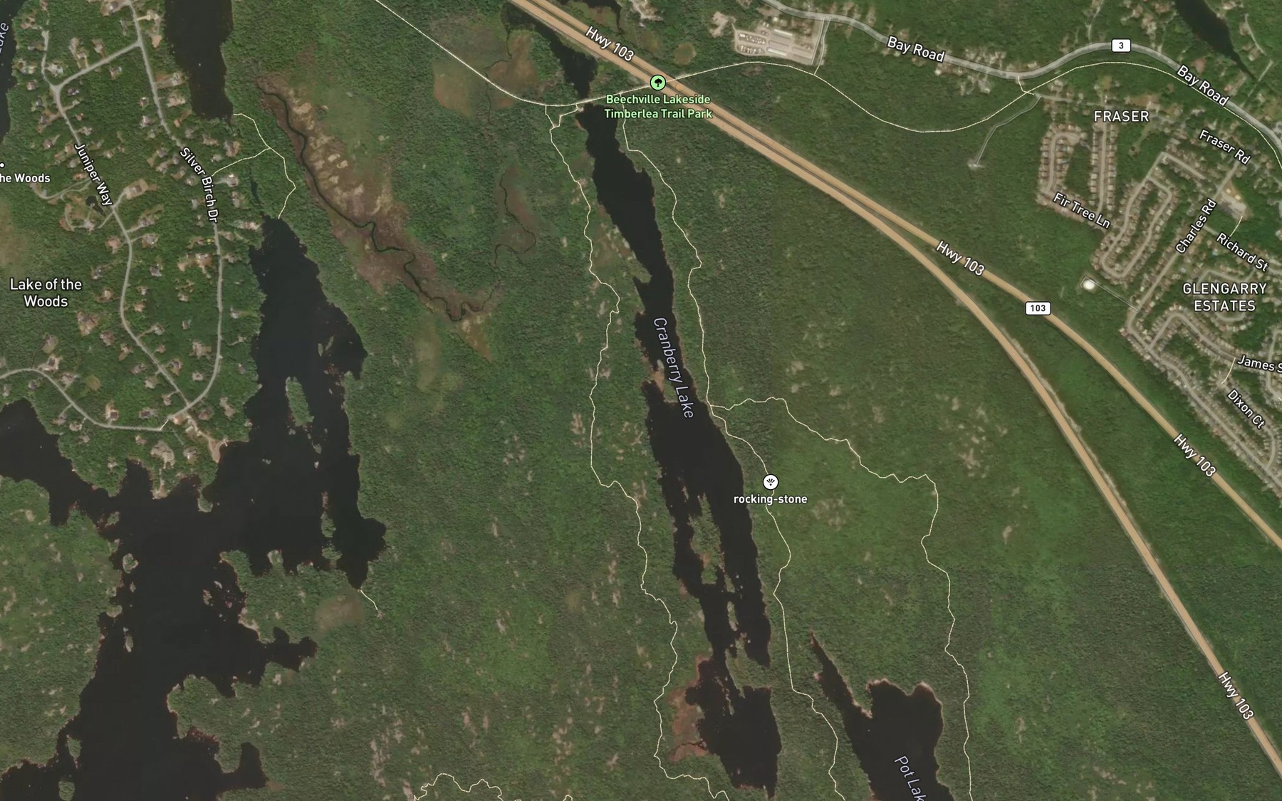 Cranberry Lake Fishing near Timberlea, NS | Fishbox
