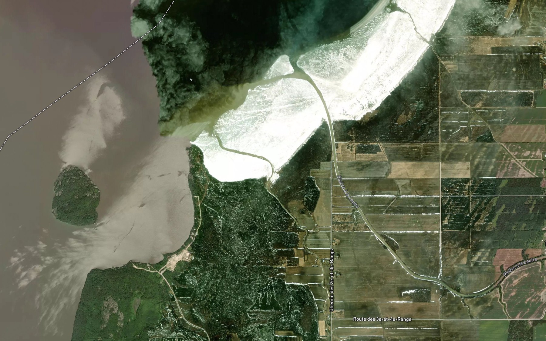 Satellite map of the Ruisseau Abbica