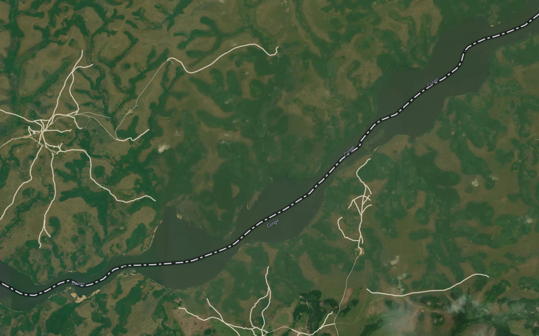 Satellite map of the Loukoulouzi