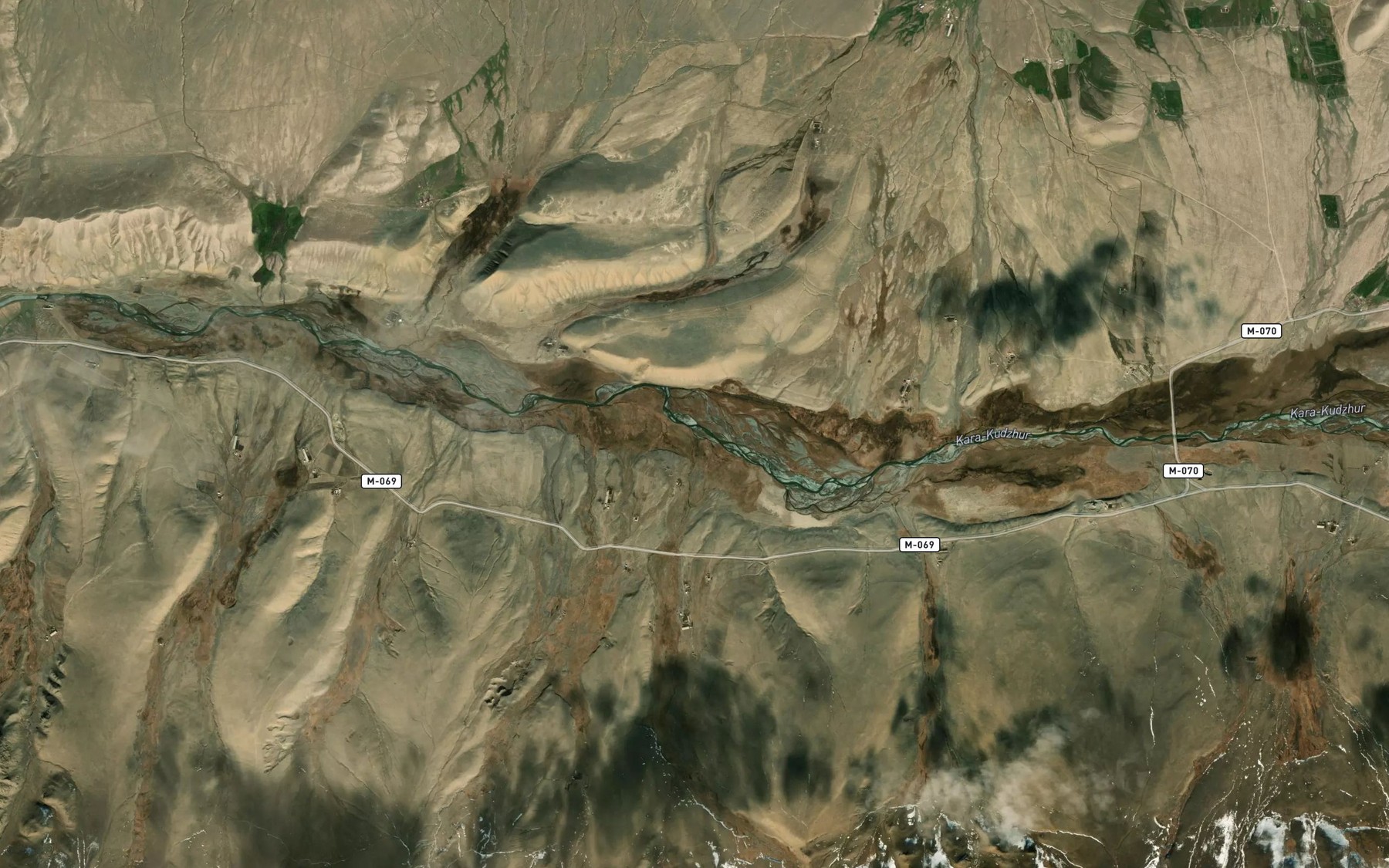 Satellite map of the Maytor