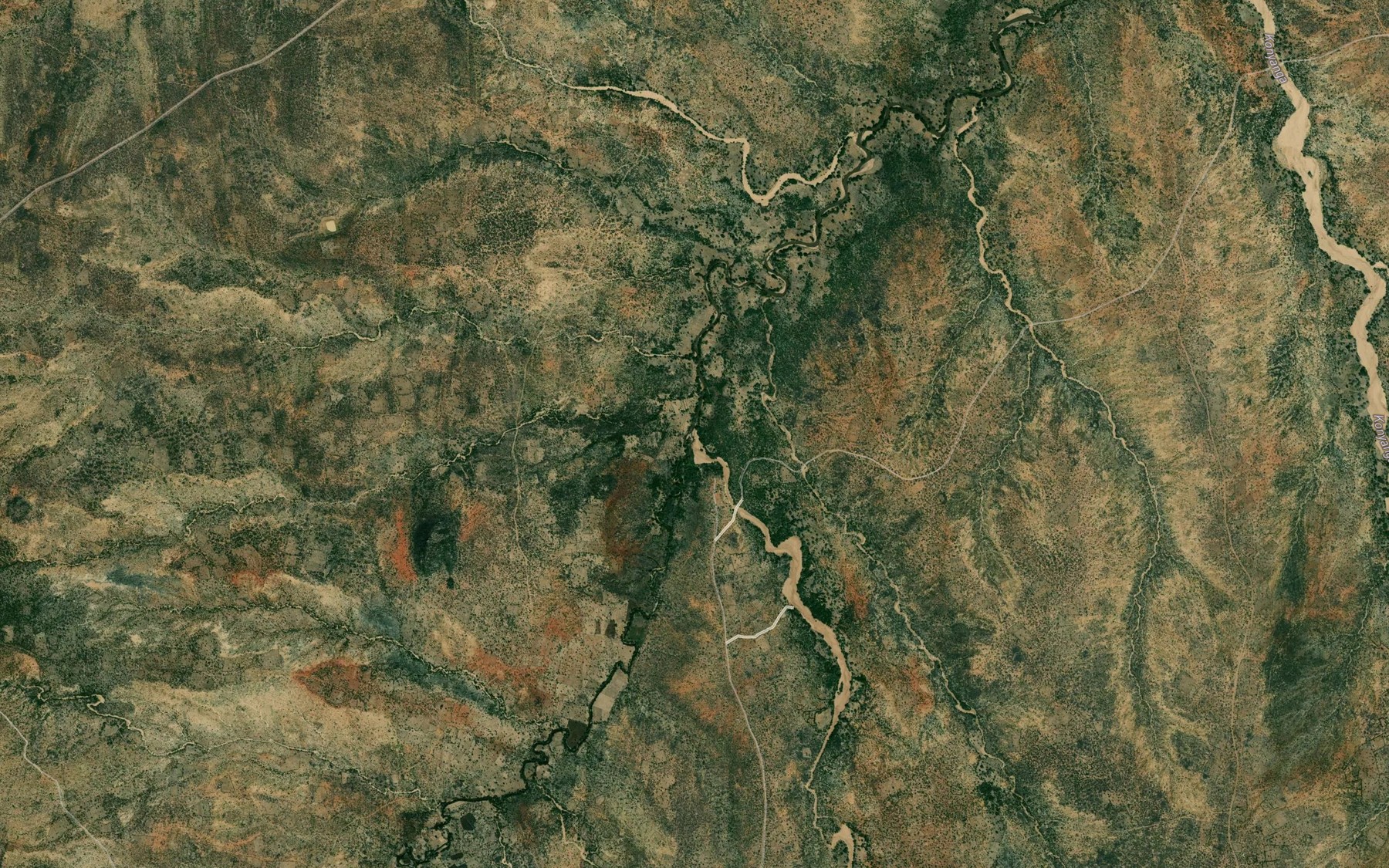Satellite map of the Kapchemanget