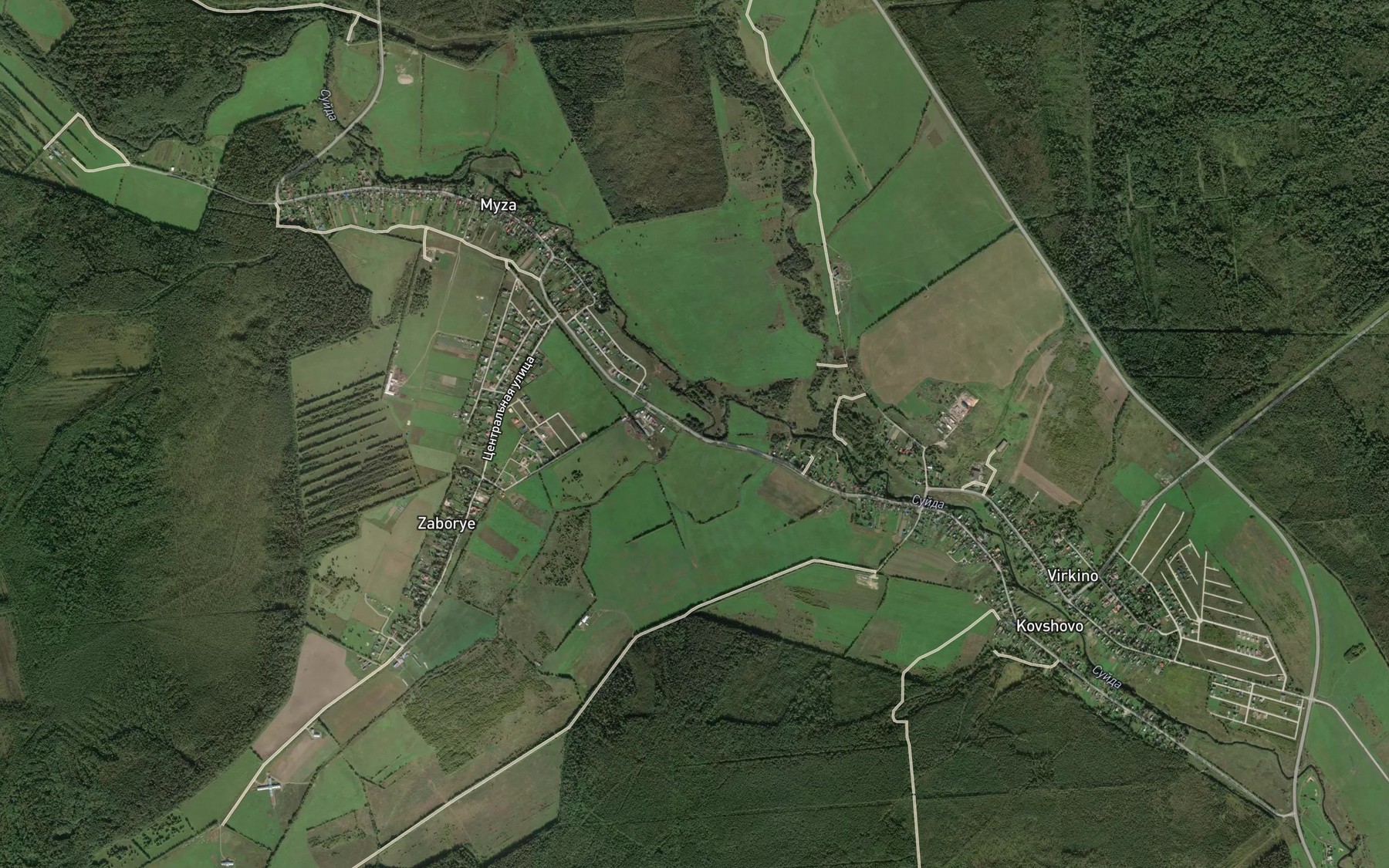 Satellite map of the Zaborskiy
