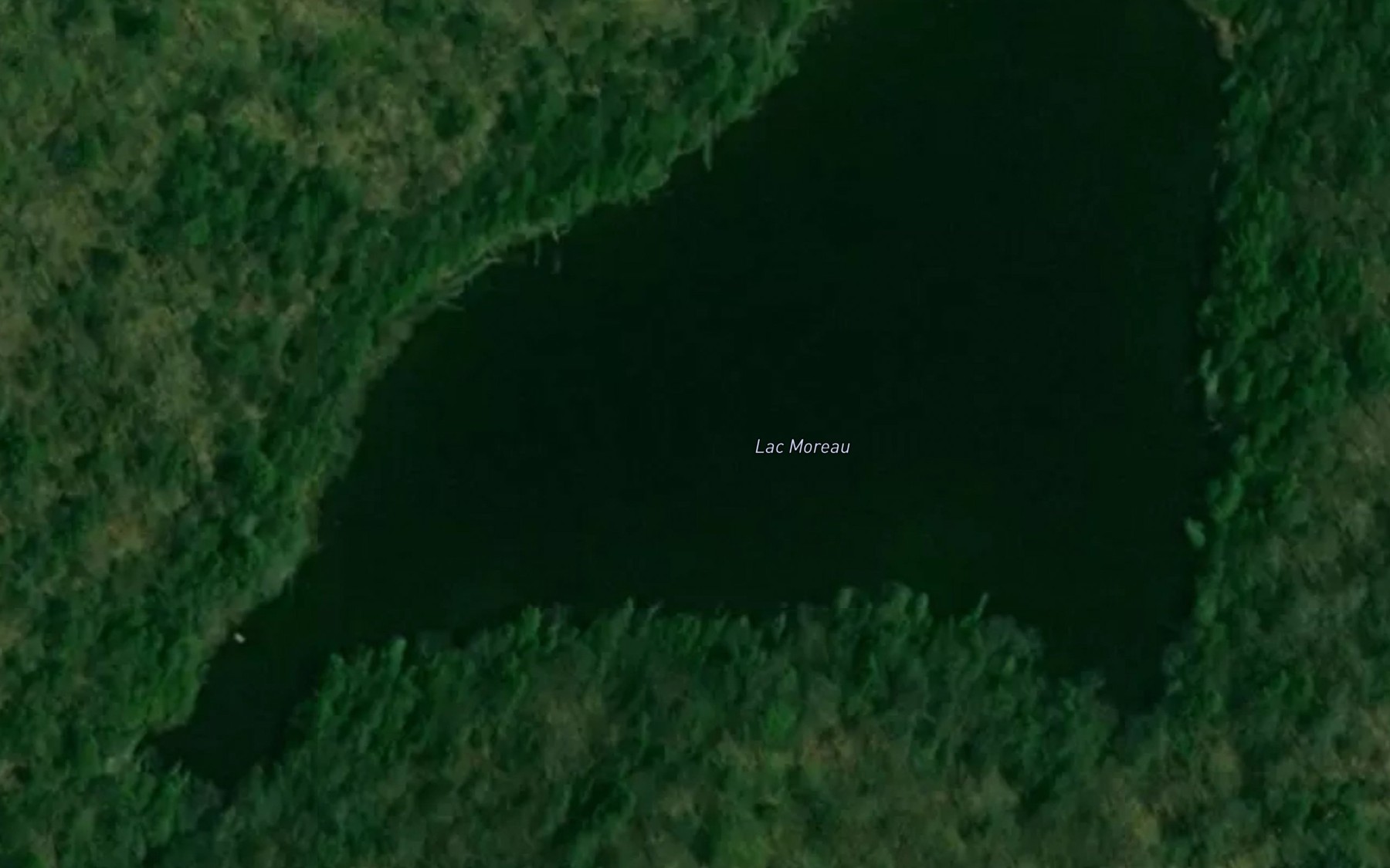 Satellite map of the Lac Moreau