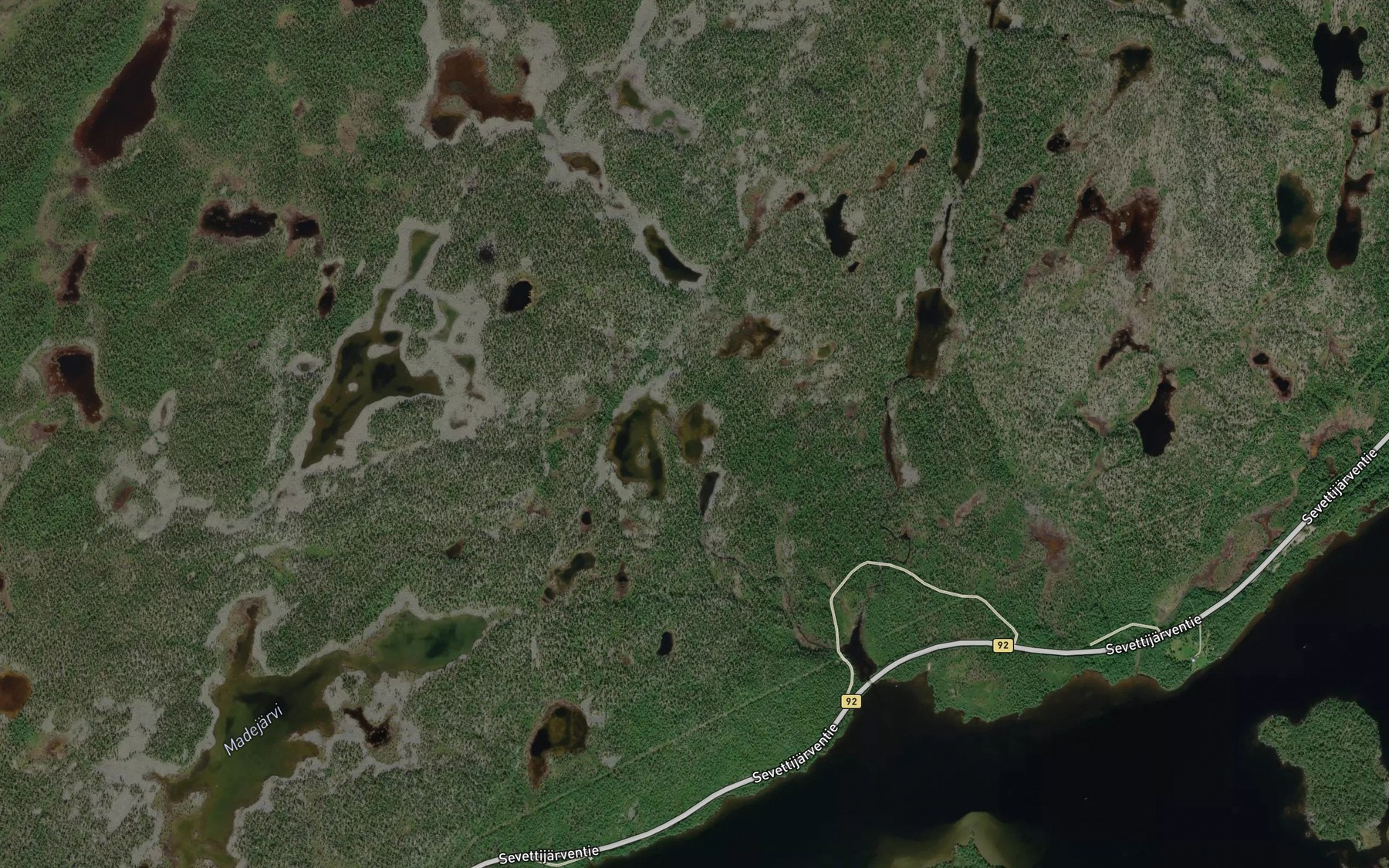 Satellite map of the Vuassjaauraz