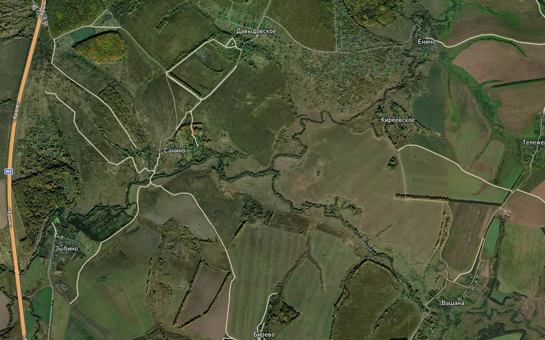 Satellite map of the Vashanka