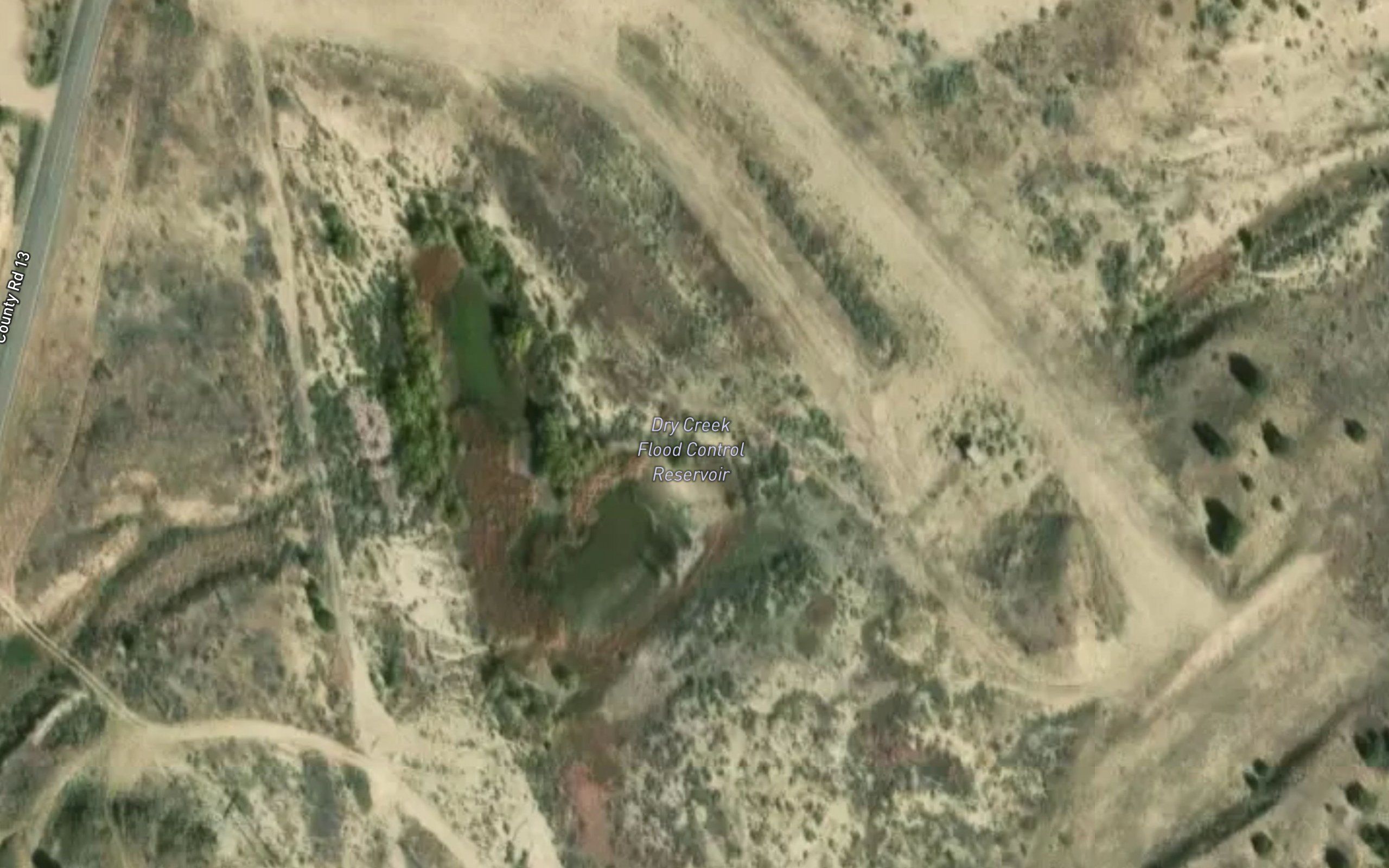 Dry Creek Flood Control Reservoir
