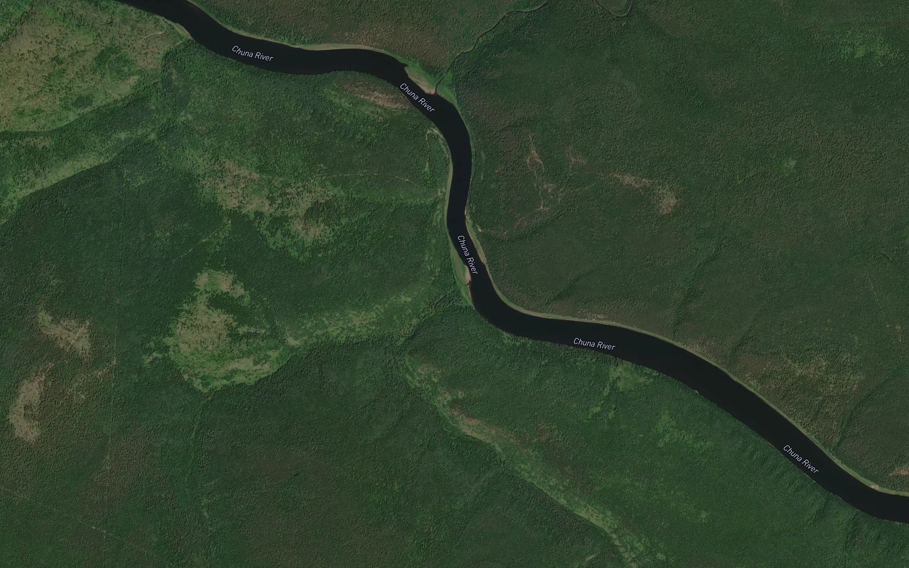 Satellite map of the Malyy Chitaut