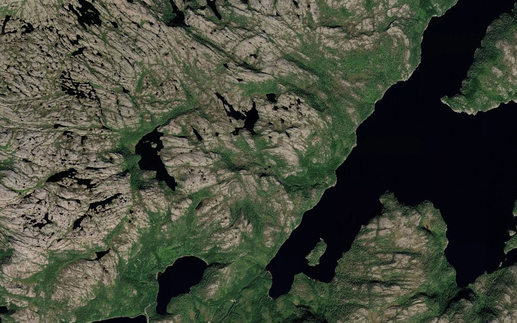 Satellite map of the Fossbekken