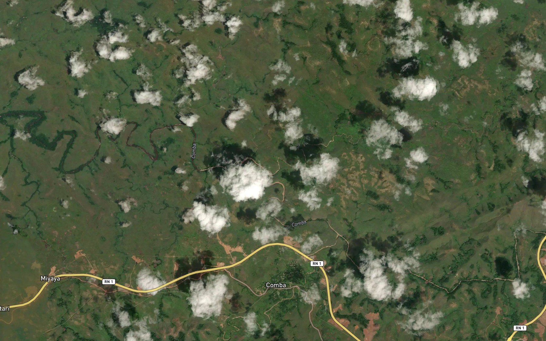 Satellite map of the Ngoumbou