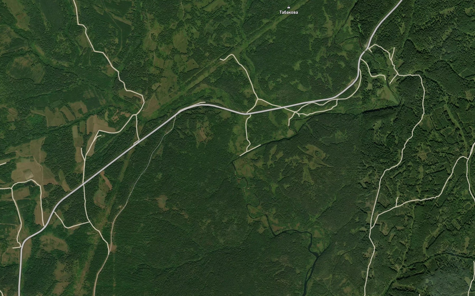 Satellite map of the Krutoberezhka